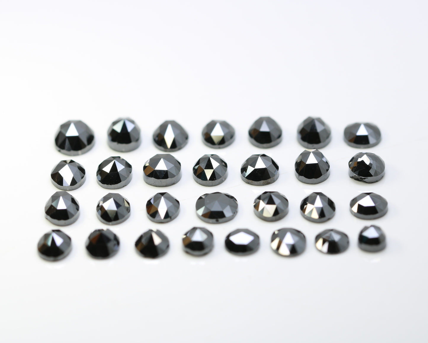 0.47 CT To 1.45 CT Oval Shape Black Diamond For Engagement Ring - JayKrishna Diamond