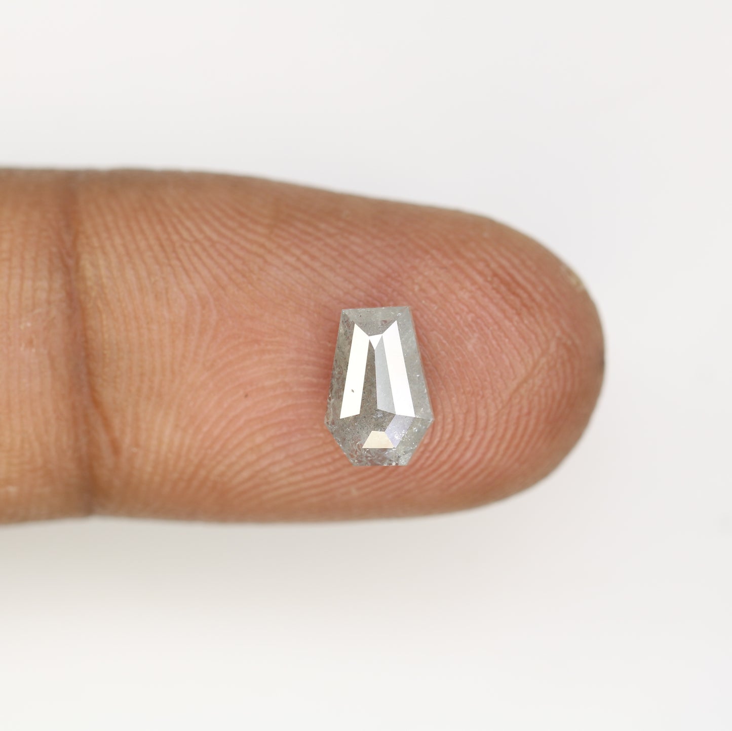 1.18 CT Grey Geometric Shape Diamond For Engagement Ring - JayKrishna Diamond