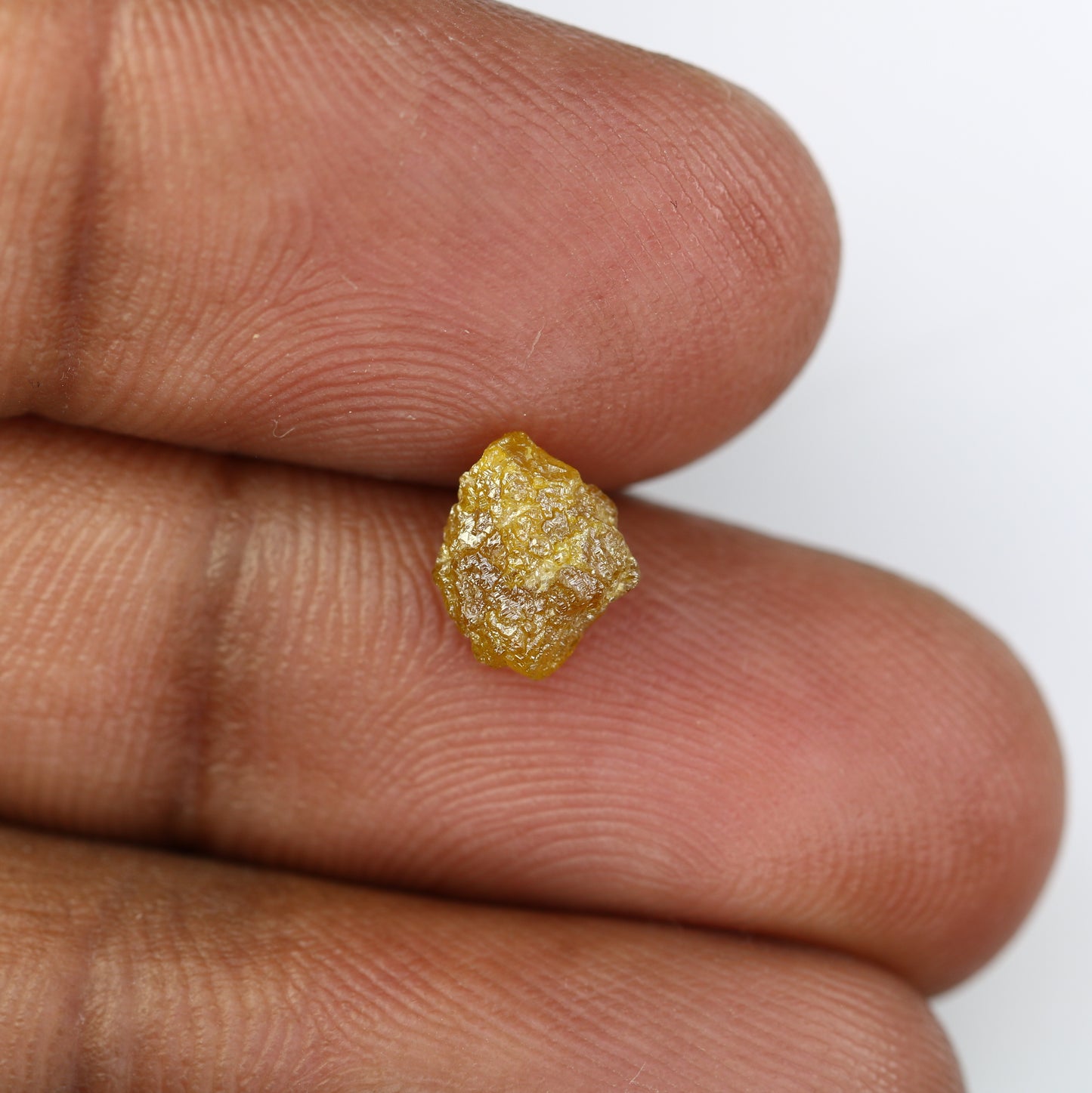 1.62 CT Dark Yellow Raw Irregular Cut Rough Diamond For Engagement Ring - JayKrishna Diamond