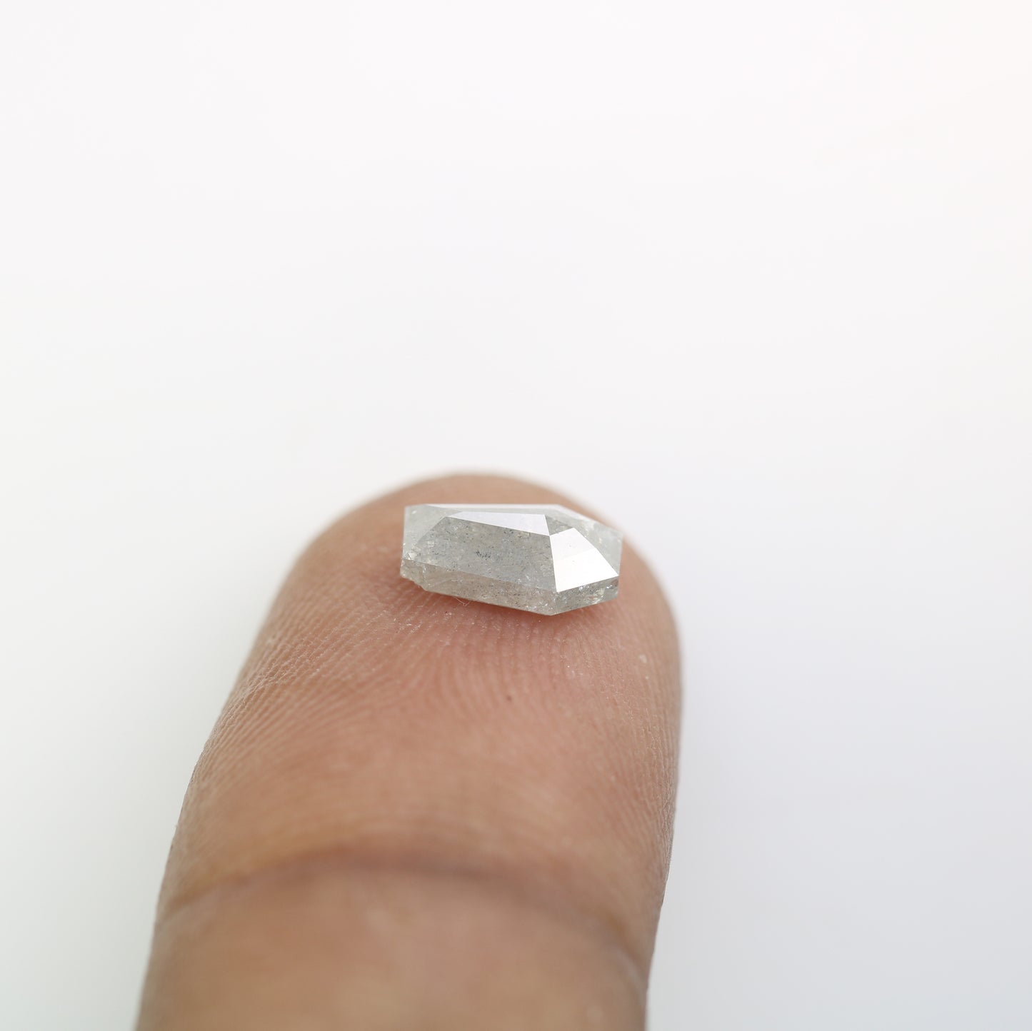 1.18 CT Grey Geometric Shape Diamond For Engagement Ring - JayKrishna Diamond