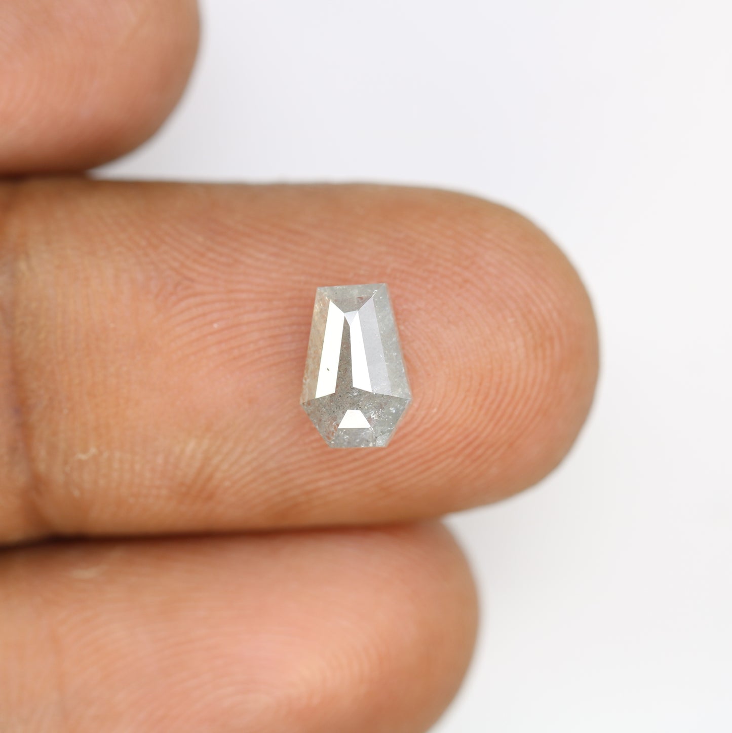 1.18 CT Grey Geometric Shape Diamond For Engagement Ring - JayKrishna Diamond