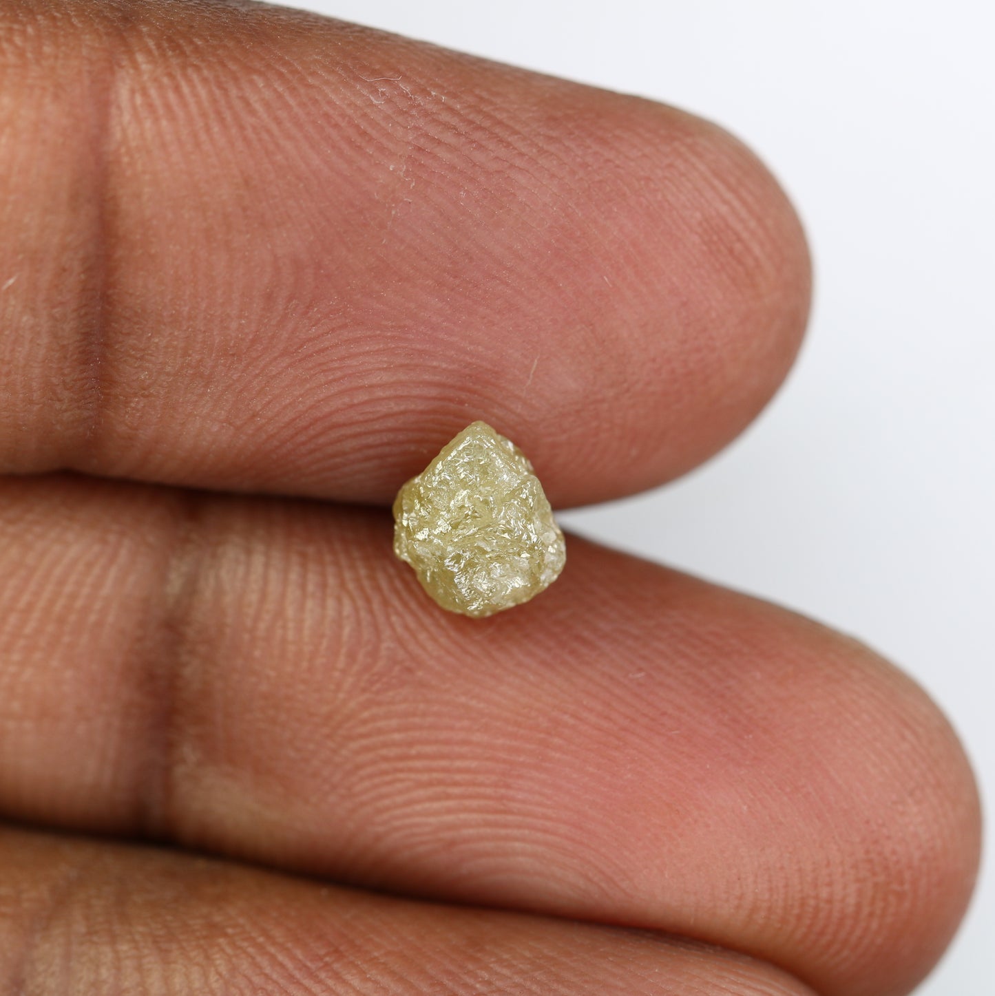 1.70 CT Uncut Grey Rough Diamond For Engagement Ring - JayKrishna Diamond
