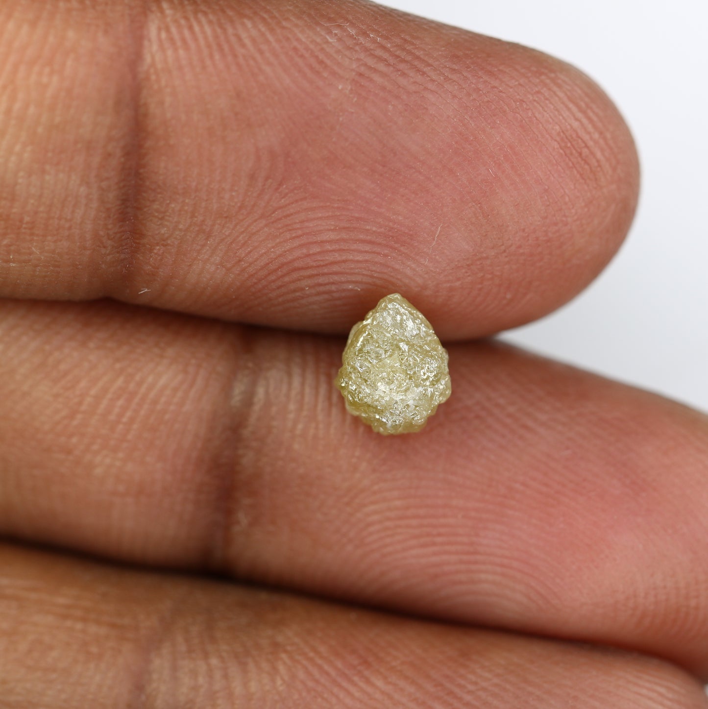 1.70 CT Uncut Grey Rough Diamond For Engagement Ring - JayKrishna Diamond