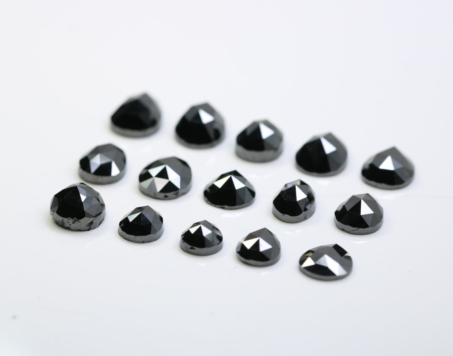 0.59 CT to 1.53 CT Loose Black Pear-Shaped Natural Diamond – Bold Gem for Custom Engagement Rings - JayKrishna Diamond