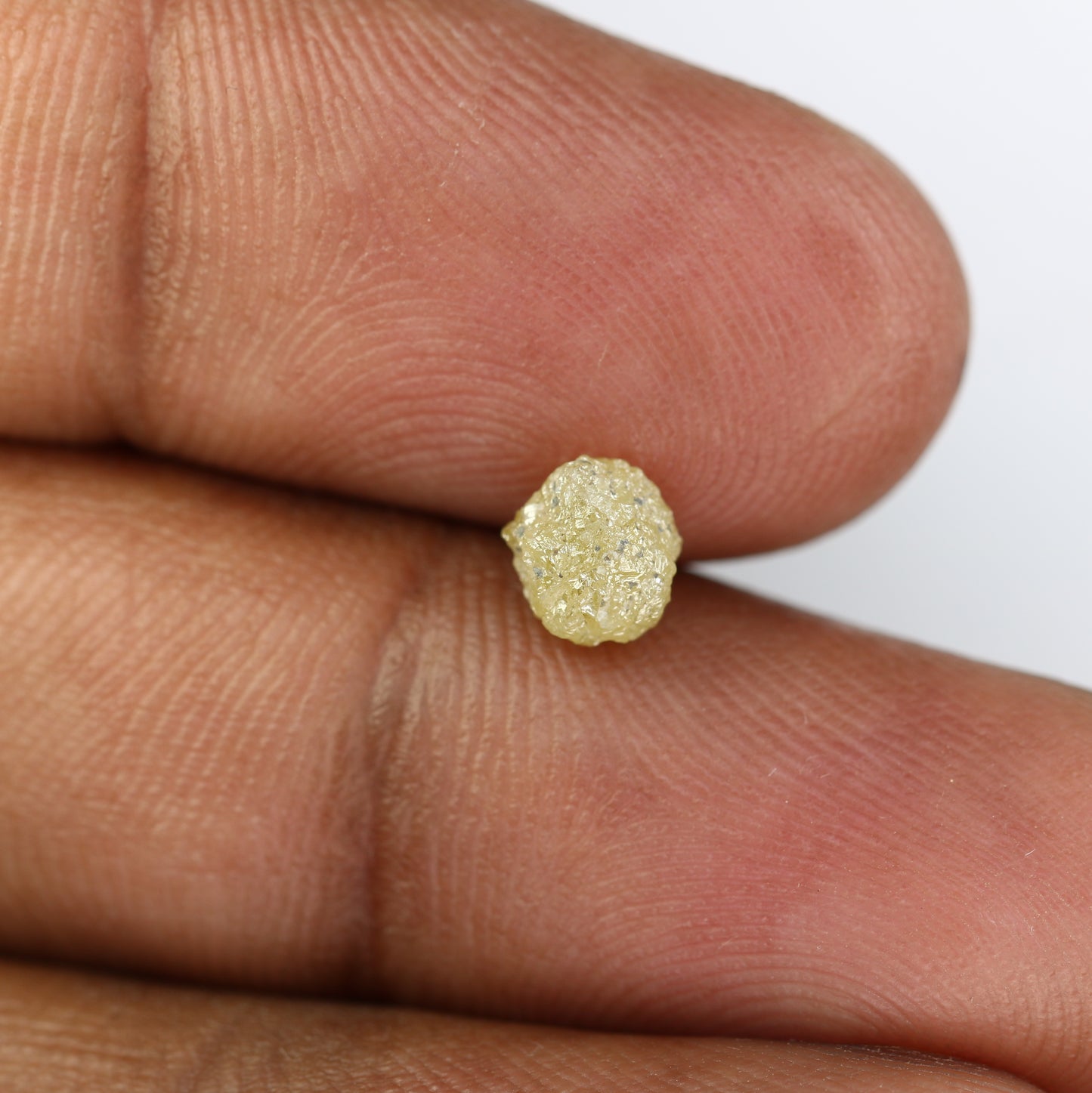1.22 CT Light Grey Uncut Raw Rough Diamond For Engagement Ring - JayKrishna Diamond