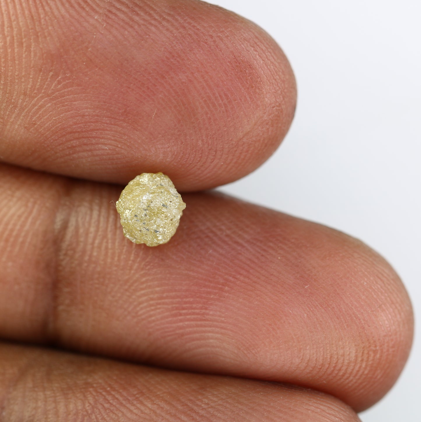 1.22 CT Light Grey Uncut Raw Rough Diamond For Engagement Ring - JayKrishna Diamond