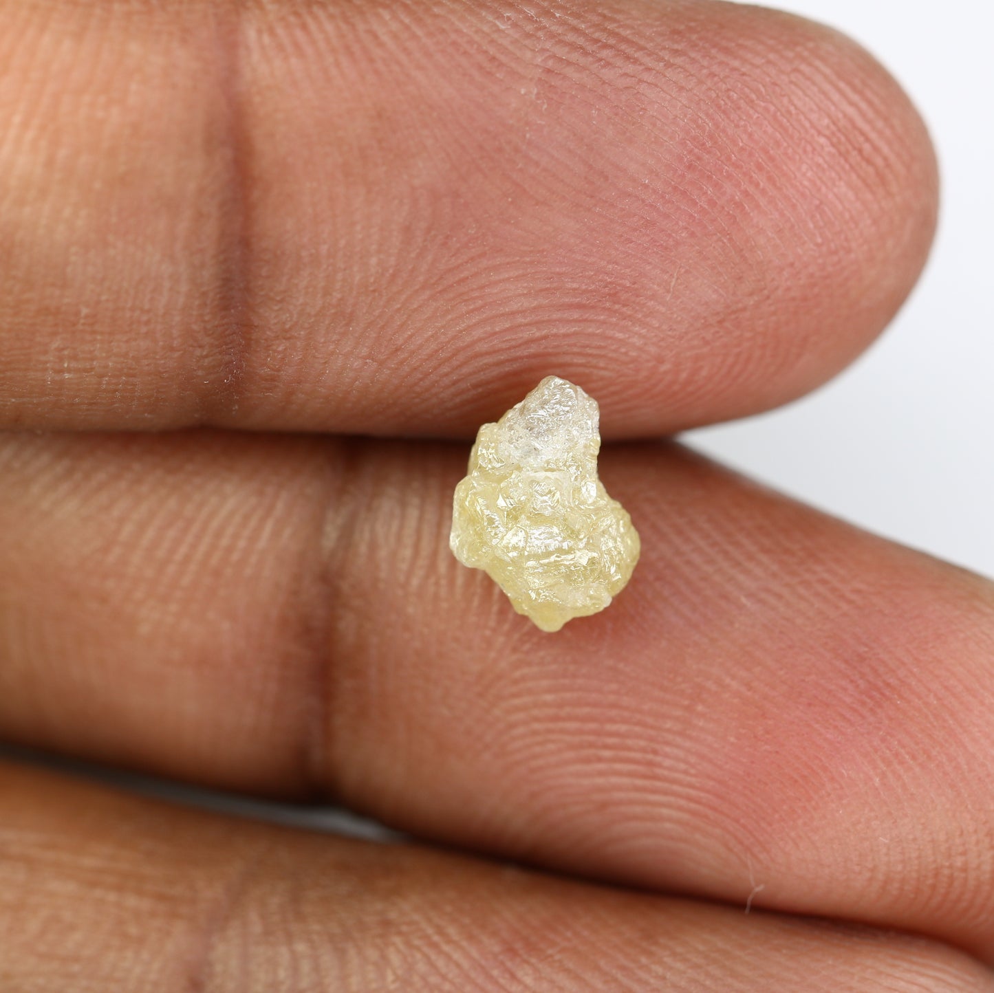 1.89 CT Rough Light Grey Uncut Raw Diamond For Engagement Ring - JayKrishna Diamond