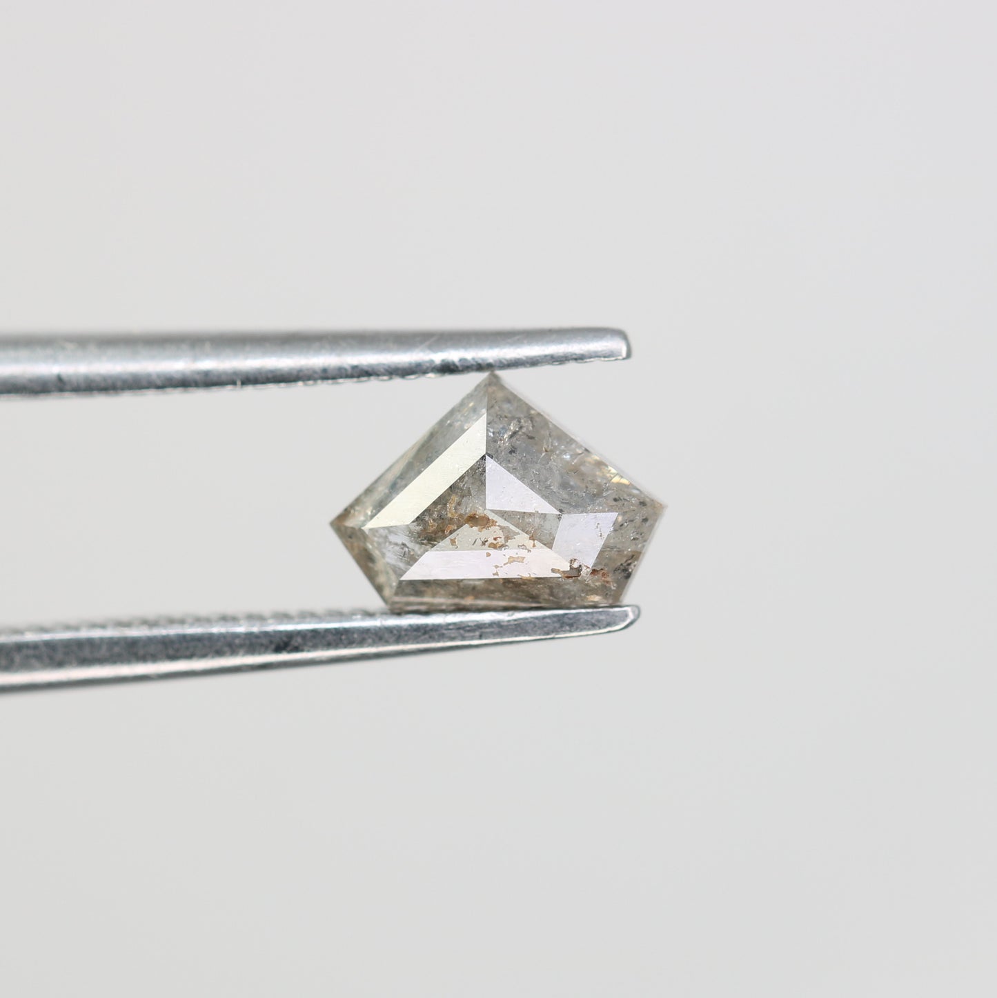 0.58 CT Diamond Cut Salt and Pepper Diamond – Distinctive Loose Gem for Artisan Engagement Rings - JayKrishna Diamond