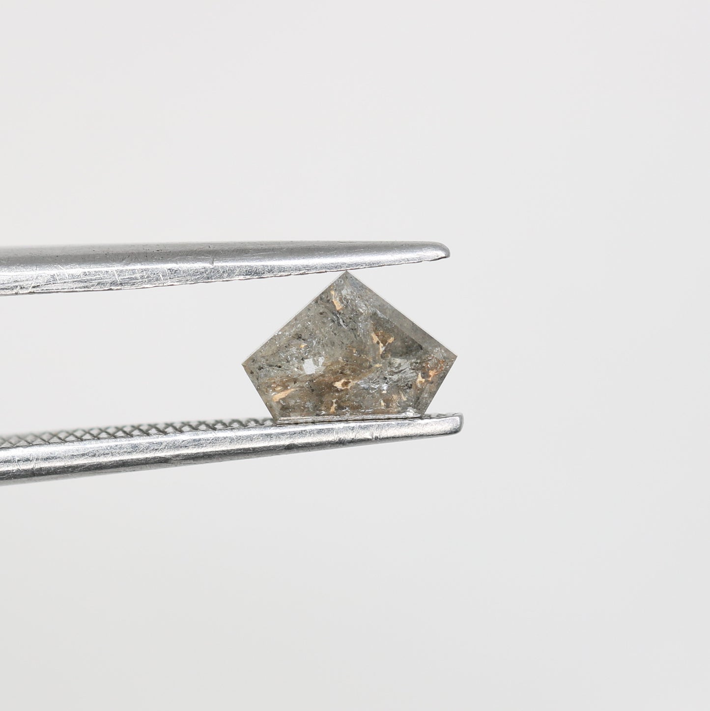 0.58 CT Diamond Cut Salt and Pepper Diamond – Distinctive Loose Gem for Artisan Engagement Rings - JayKrishna Diamond