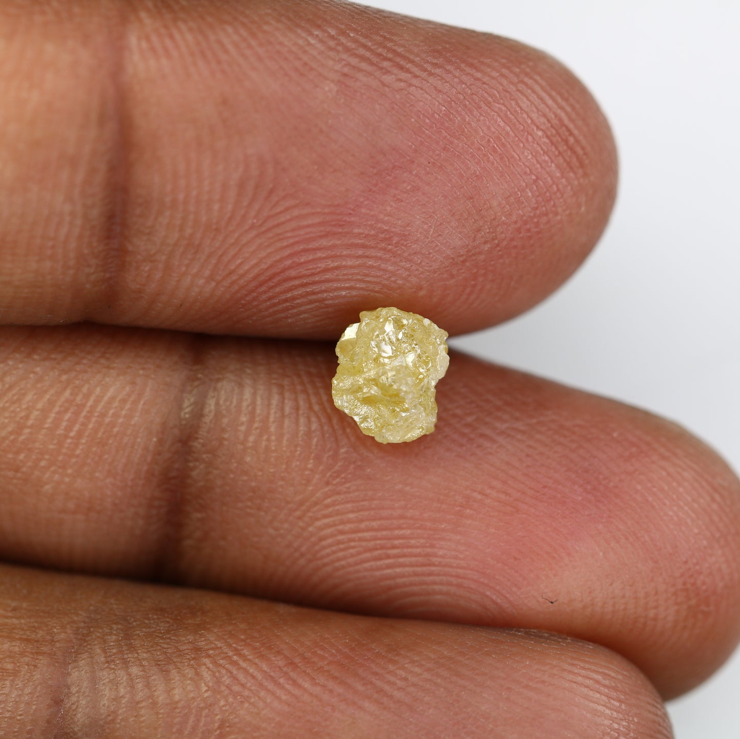 1.46 CT Raw Irregular Cut Light Yellow Rough Diamond For Engagement Ring - JayKrishna Diamond