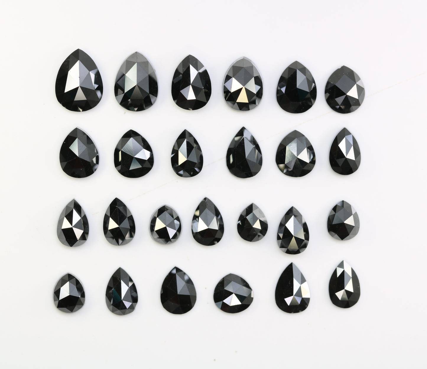 0.30 CT to 1.16 CT Pear Cut Black Diamond – Ideal for Engagement Rings | Elegant Black Pear Shape Diamonds - JayKrishna Diamond