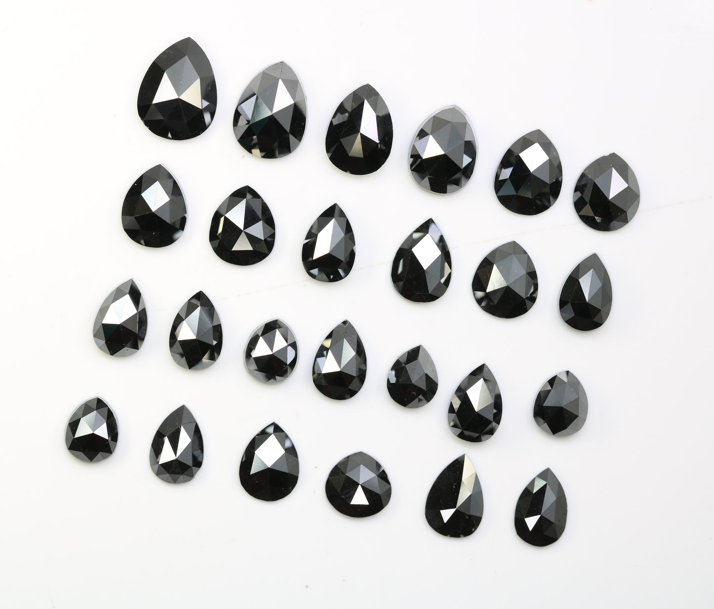 0.30 CT to 1.16 CT Pear Cut Black Diamond – Ideal for Engagement Rings | Elegant Black Pear Shape Diamonds - JayKrishna Diamond