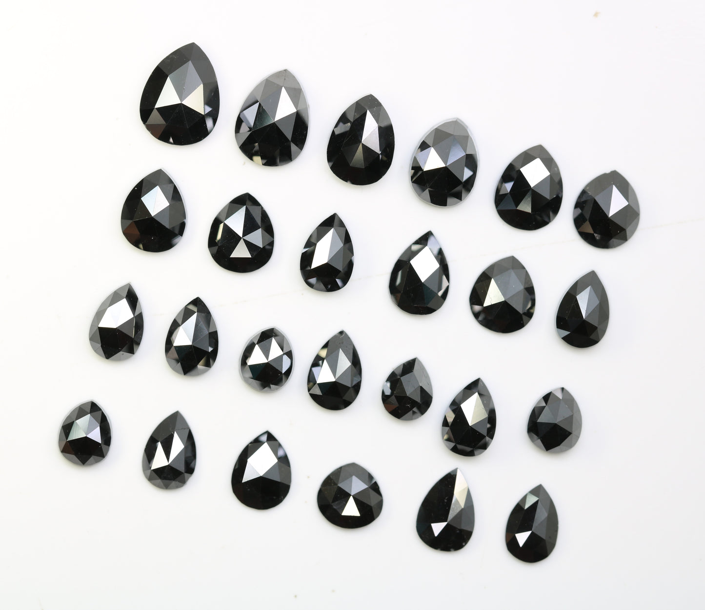 0.30 CT to 1.16 CT Pear Cut Black Diamond – Ideal for Engagement Rings | Elegant Black Pear Shape Diamonds - JayKrishna Diamond