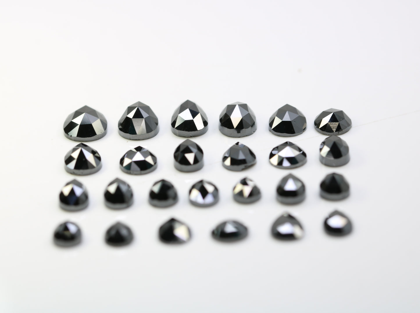 0.30 CT to 1.16 CT Pear Cut Black Diamond – Ideal for Engagement Rings | Elegant Black Pear Shape Diamonds - JayKrishna Diamond