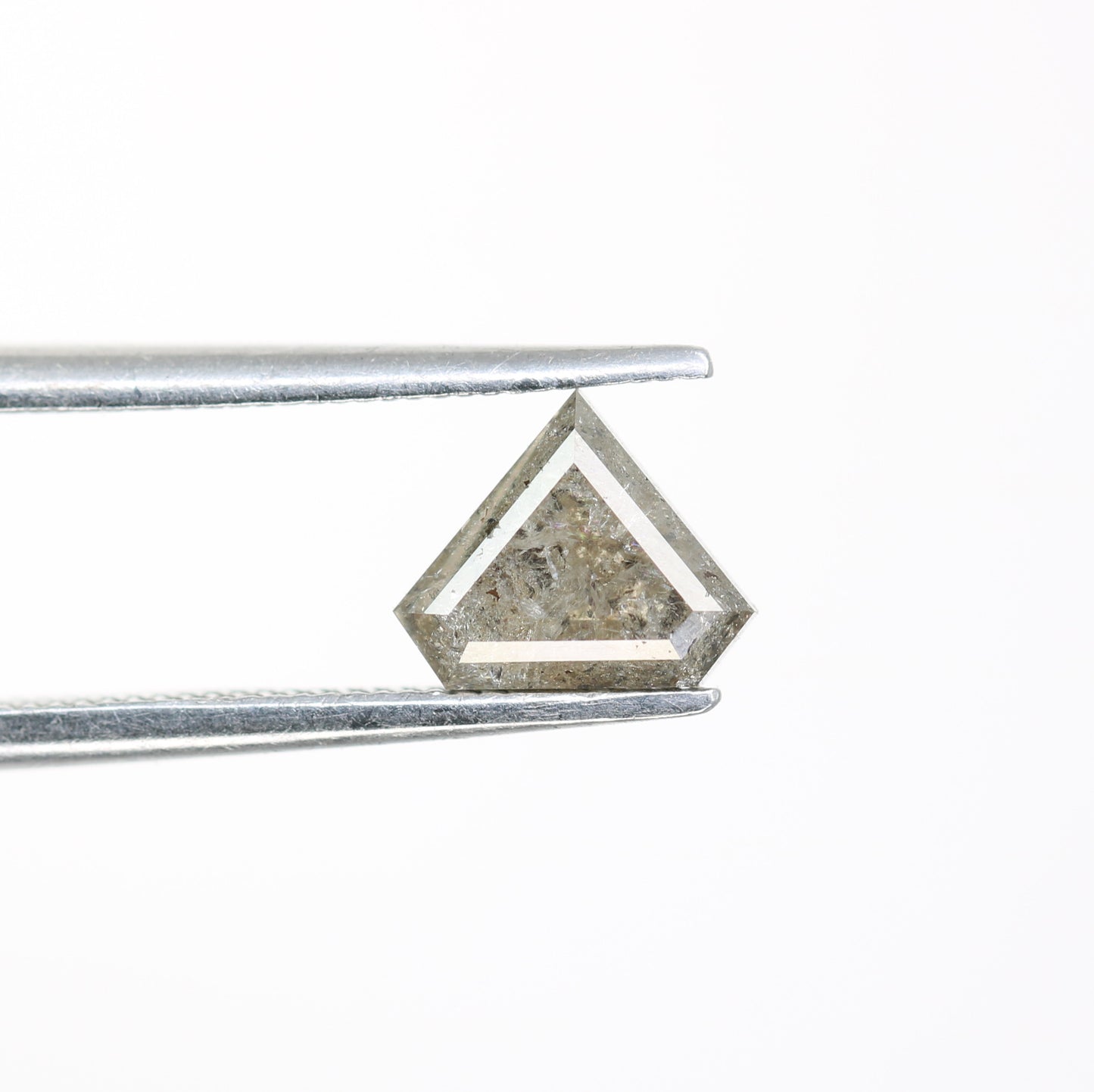 1.00 CT Diamond Shape Salt And Pepper Natural Diamond For Engagement Ring - JayKrishna Diamond