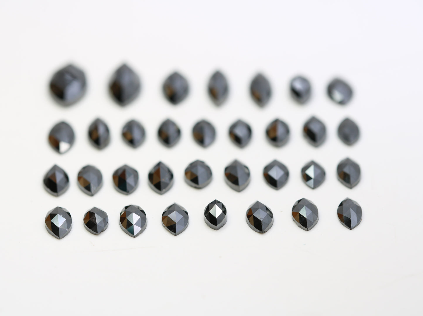 0.14 CT to 1.02 CT Natural Black Marquise Shape Loose Salt and Pepper Diamonds for Engagement Rings, Custom Jewelry, and Stylish Bracelets - JayKrishna Diamond