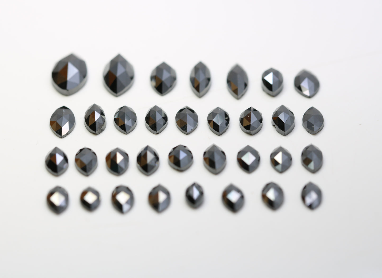 0.14 CT to 1.02 CT Natural Black Marquise Shape Loose Salt and Pepper Diamonds for Engagement Rings, Custom Jewelry, and Stylish Bracelets - JayKrishna Diamond