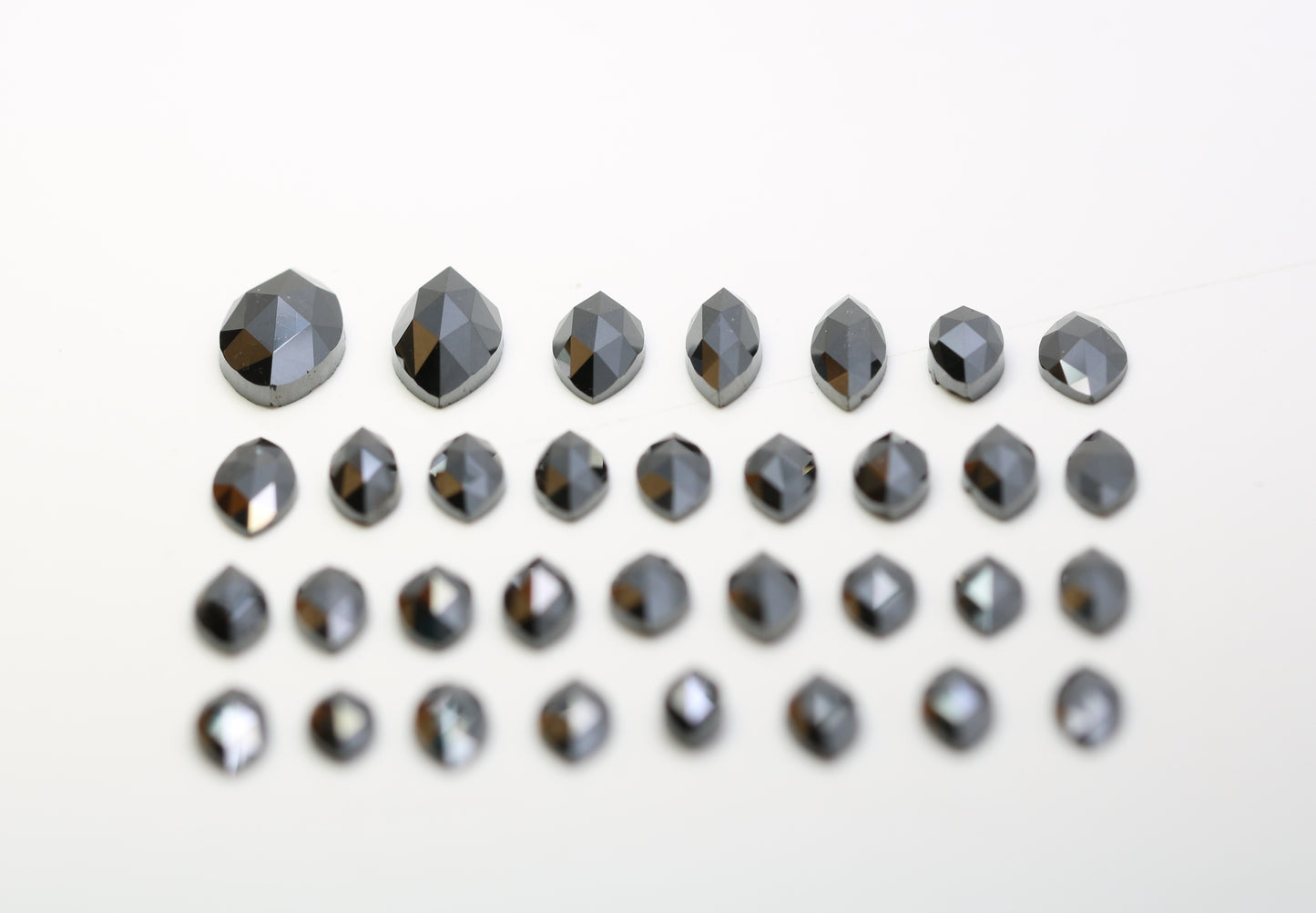 0.14 CT to 1.02 CT Natural Black Marquise Shape Loose Salt and Pepper Diamonds for Engagement Rings, Custom Jewelry, and Stylish Bracelets - JayKrishna Diamond