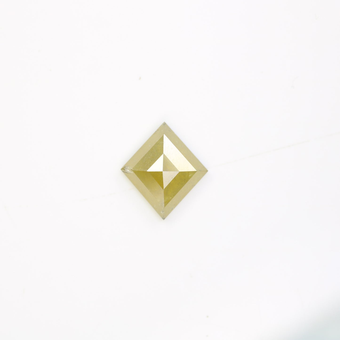 1.65 Carat Loose Kite Shape Natural Yellow Rustic Diamond For Engagement Ring - JayKrishna Diamond