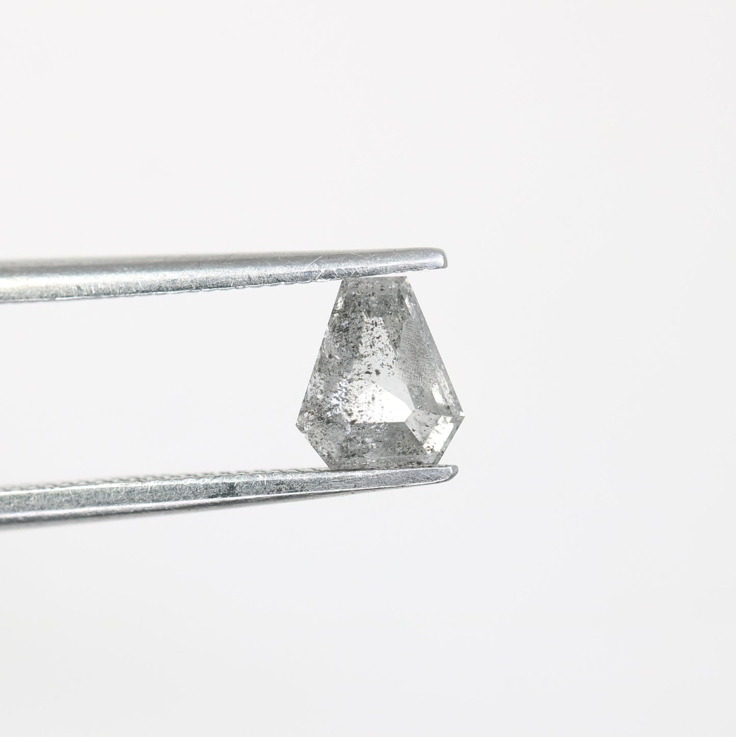 0.53 CT Geometric Shape Salt And Pepper Loose Diamond For Engagement Ring - JayKrishna Diamond