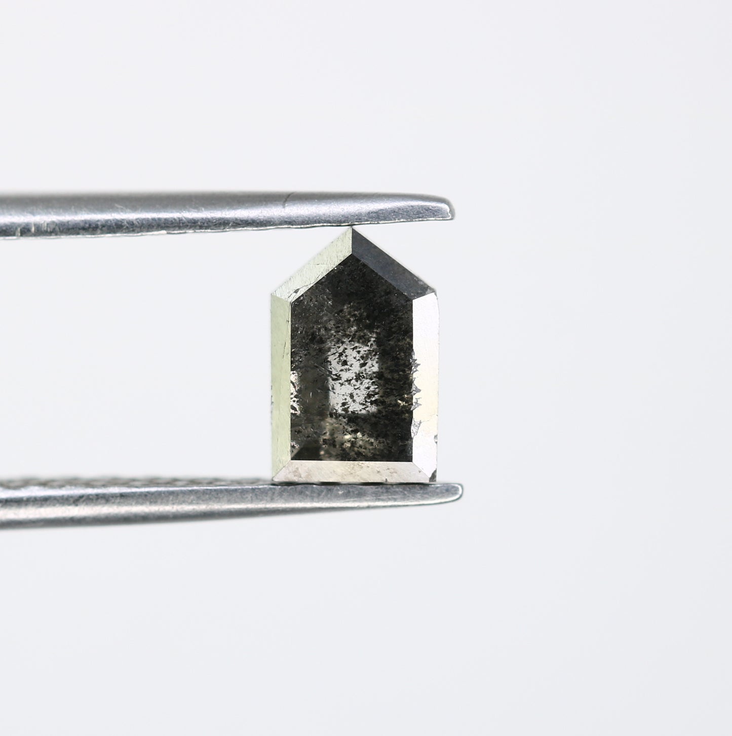0.79 CT Salt And Pepper Bullet Shape Diamond For Engagement Ring - JayKrishna Diamond
