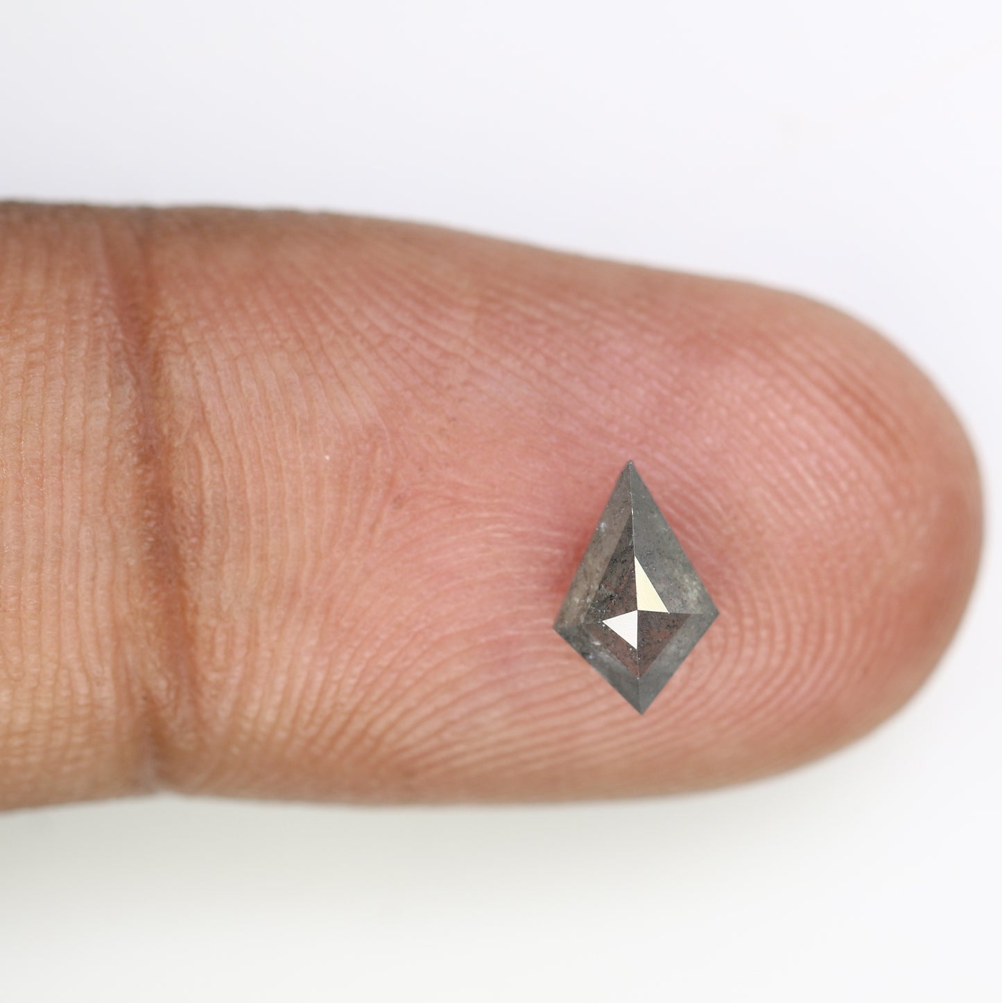 0.59 CT Kite-Shaped Salt and Pepper Diamond – Unique Loose Gem for Artisan Engagement Rings - JayKrishna Diamond