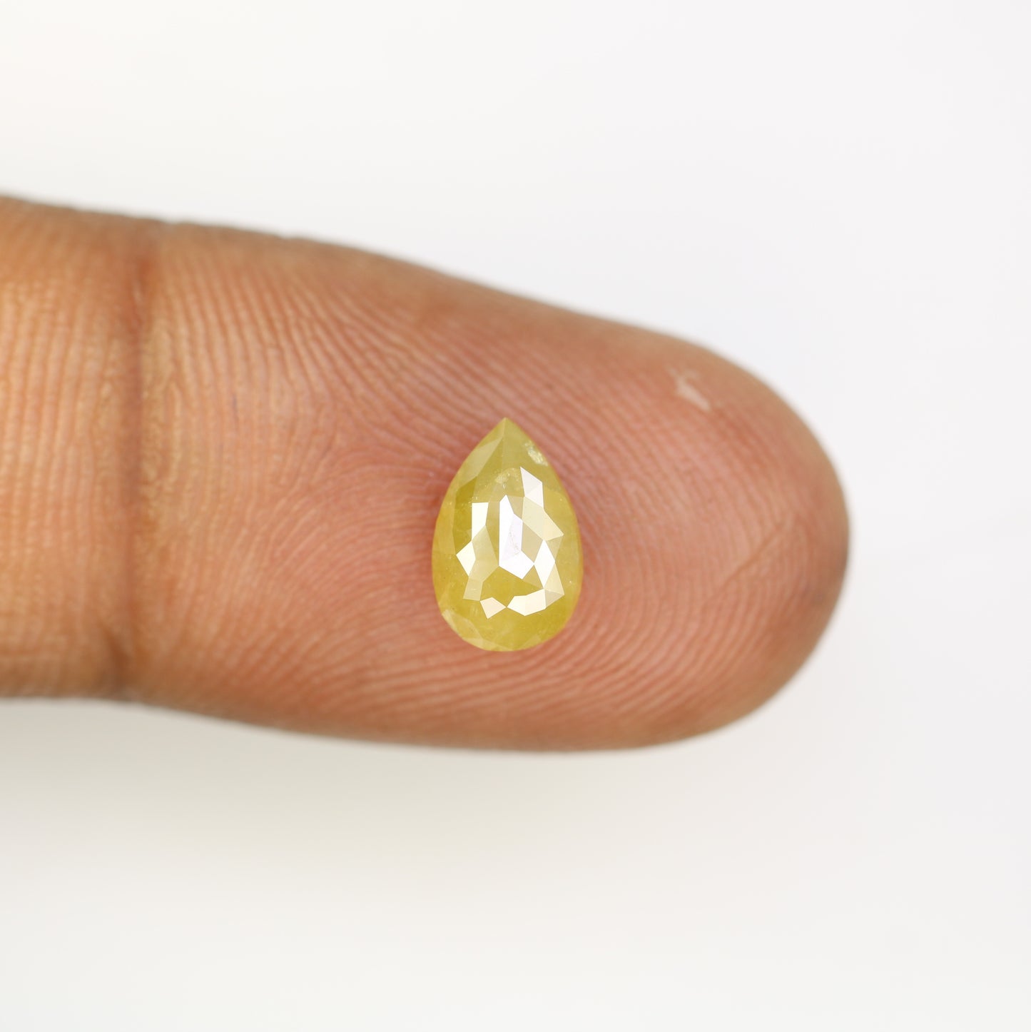 1.52 Carat Natural Yellow Loose Pear Cut Diamond For Galaxy Ring - JayKrishna Diamond