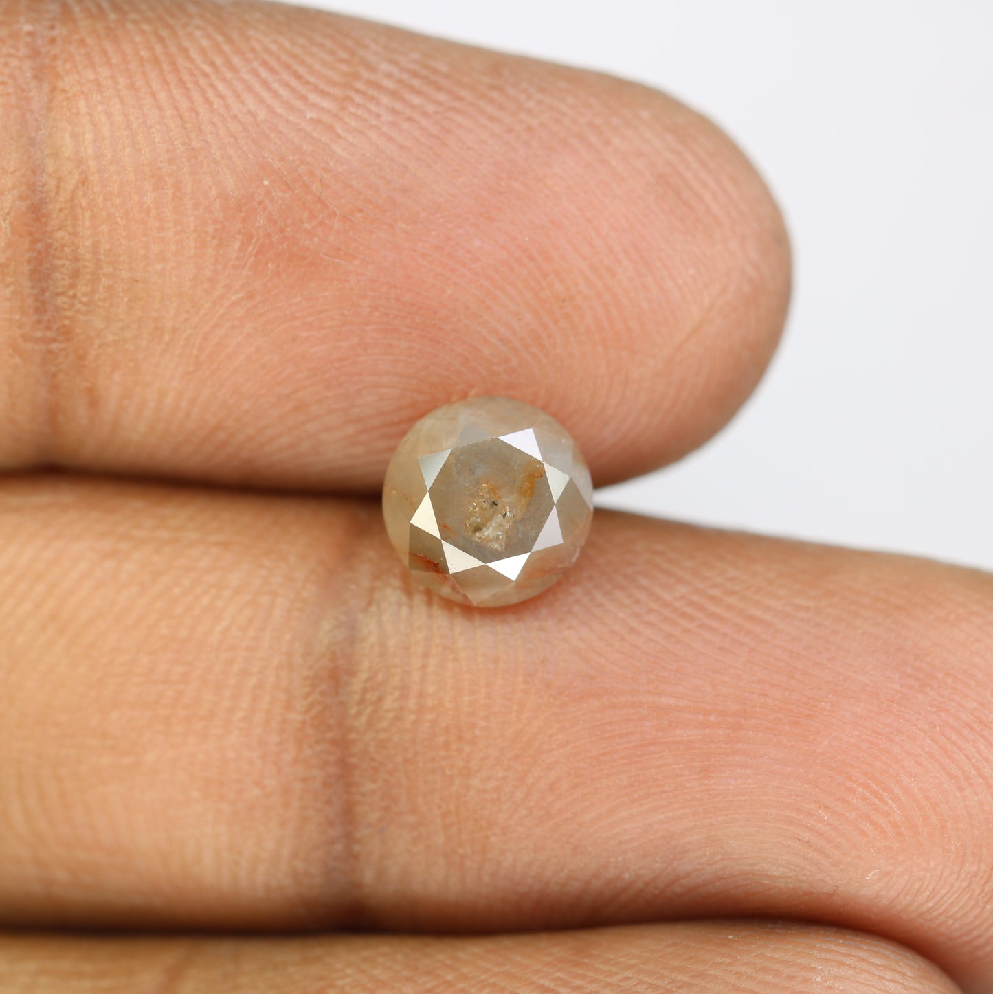 2.27 CT Grey Round Brilliant Cut Diamond For Engagement Ring - JayKrishna Diamond