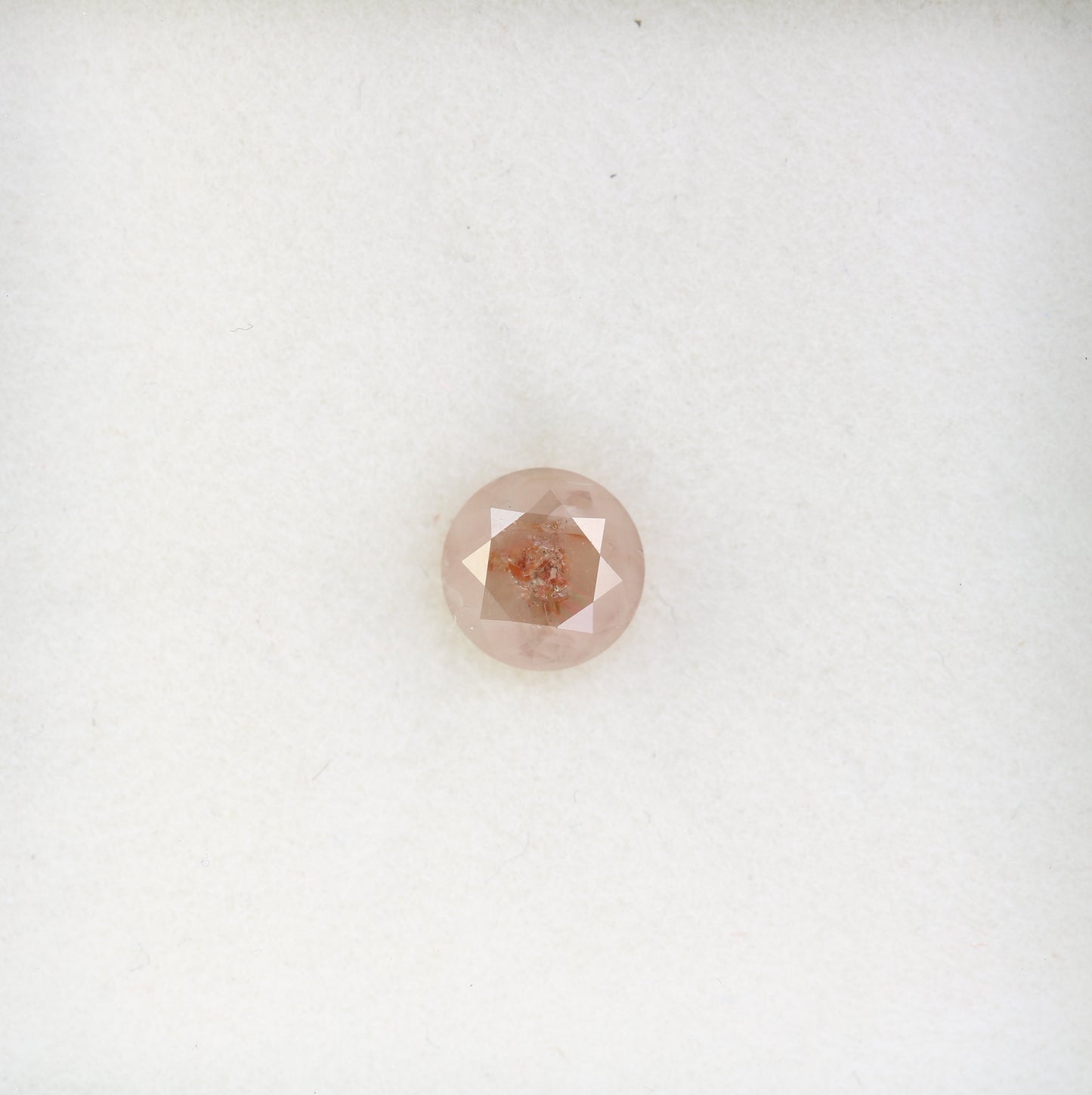 1.43 CT Loose Round Brilliant Cut Peach Diamond For Engagement Ring - JayKrishna Diamond