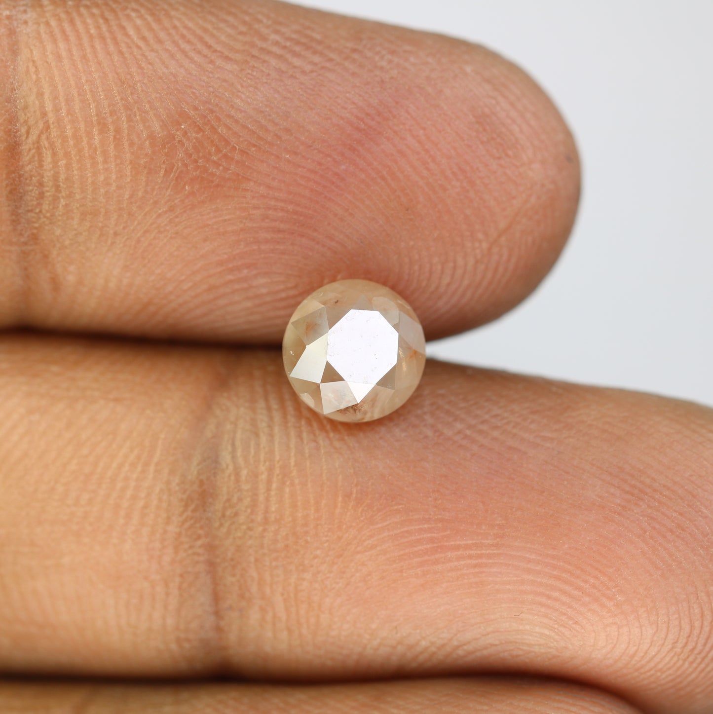 1.82 CT Natural Round Brilliant Cut Peach Loose Diamond For Engagement Ring - JayKrishna Diamond