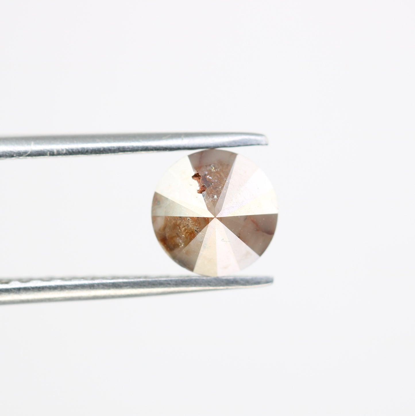 1.40 CT Peach Round Brilliant Cut Natural Diamond For Engagement Ring - JayKrishna Diamond
