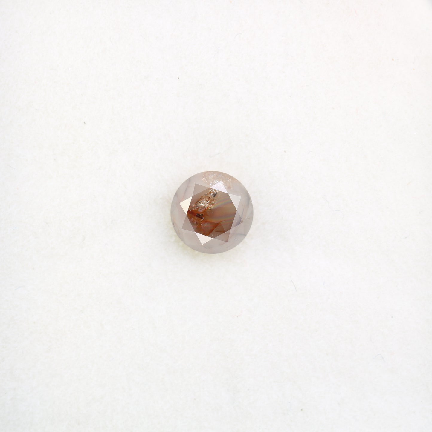 1.40 CT Peach Round Brilliant Cut Natural Diamond For Engagement Ring - JayKrishna Diamond