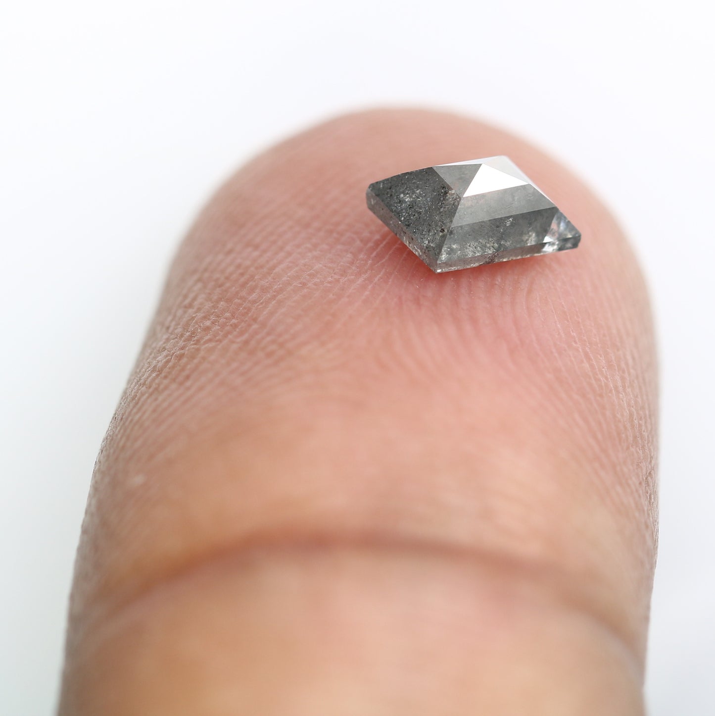 0.60 Carat Geometric Salt and Pepper Diamond – Distinctive Loose Gem for Unique Galaxy Ring Designs - JayKrishna Diamond
