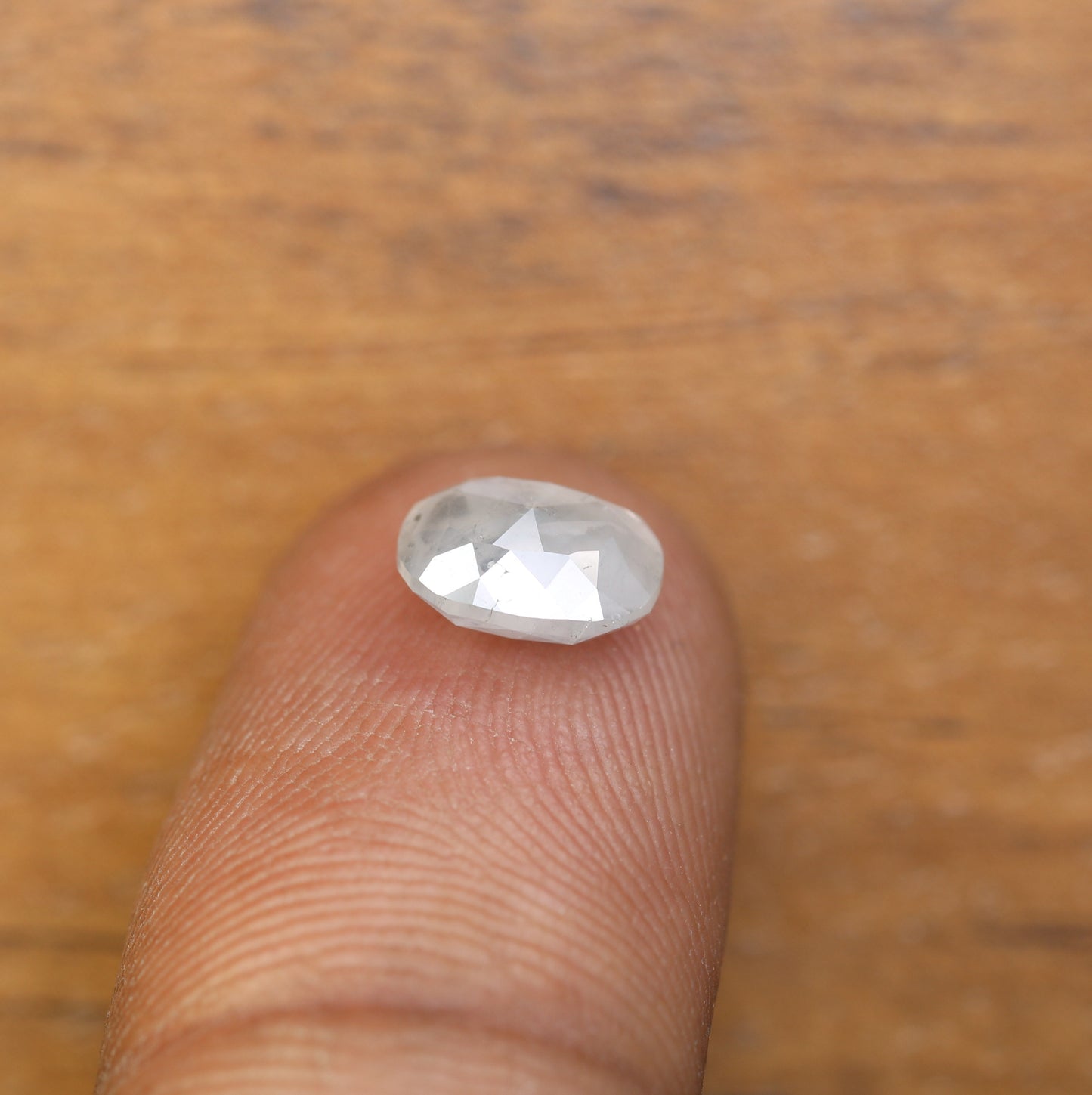 1.90 CT Oval Shape Grey Natural Diamond For Engagement Ring - JayKrishna Diamond