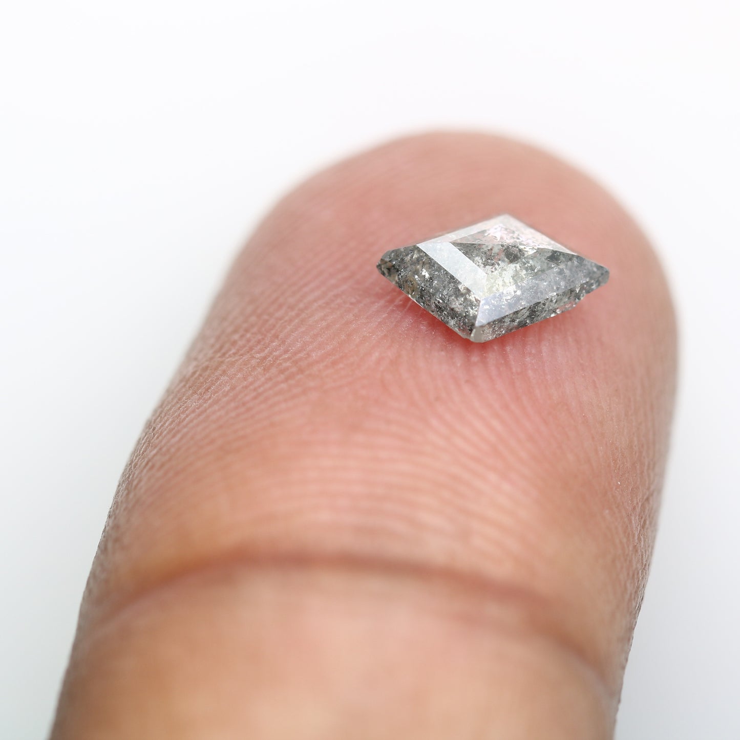 0.67 Carat Loose Geometric Shape Salt and Pepper Grey Diamond for Galaxy Ring - Unique Gemstone for Celestial-Inspired Jewelry Designs - JayKrishna Diamond