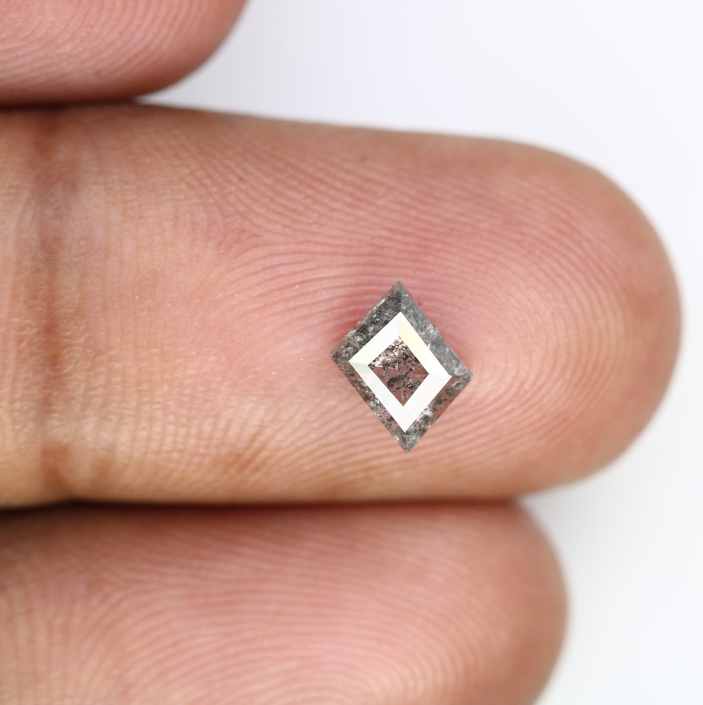 0.67 Carat Loose Geometric Shape Salt and Pepper Grey Diamond for Galaxy Ring - Unique Gemstone for Celestial-Inspired Jewelry Designs - JayKrishna Diamond