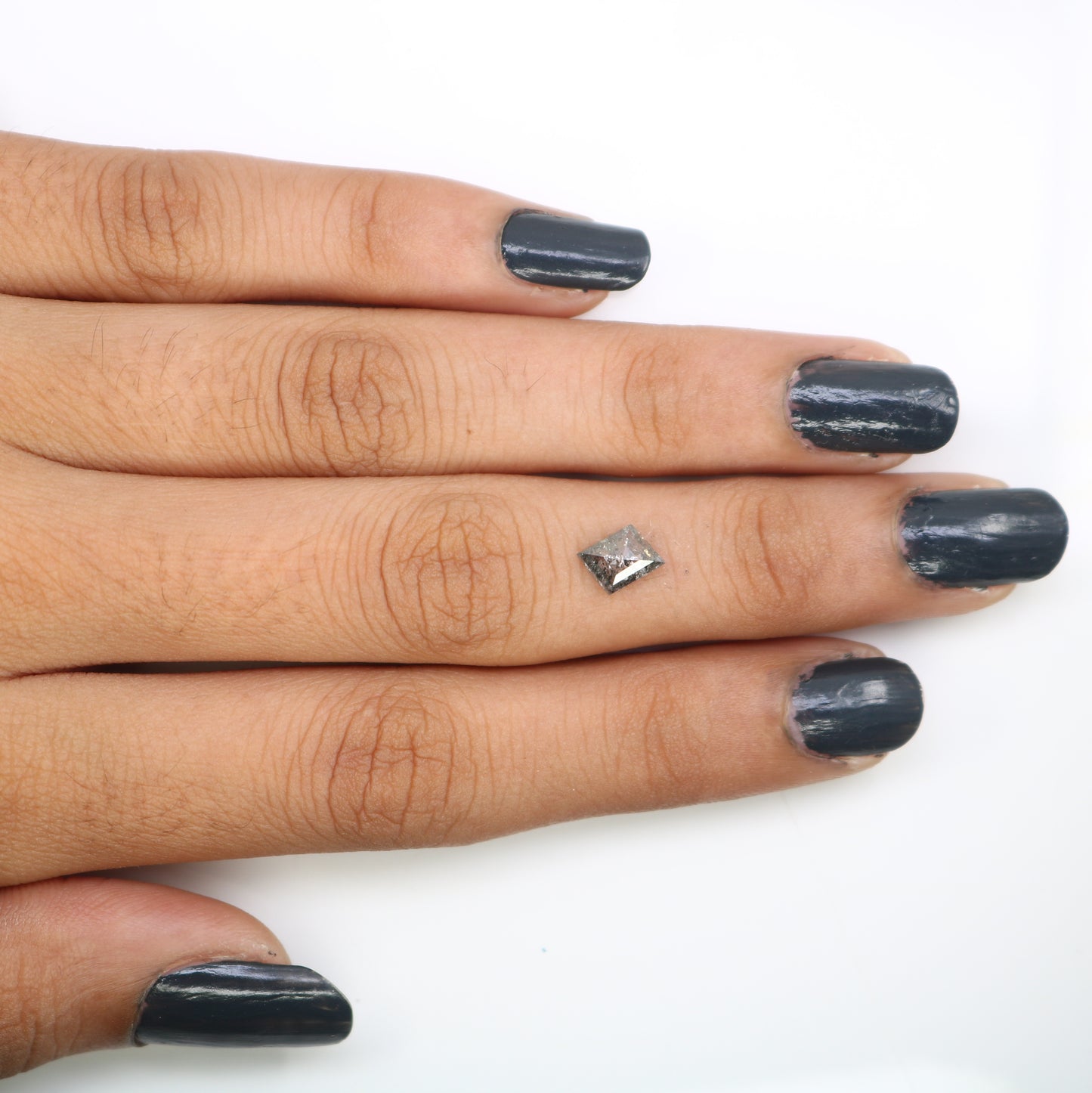 0.67 Carat Loose Geometric Shape Salt and Pepper Grey Diamond for Galaxy Ring - Unique Gemstone for Celestial-Inspired Jewelry Designs - JayKrishna Diamond