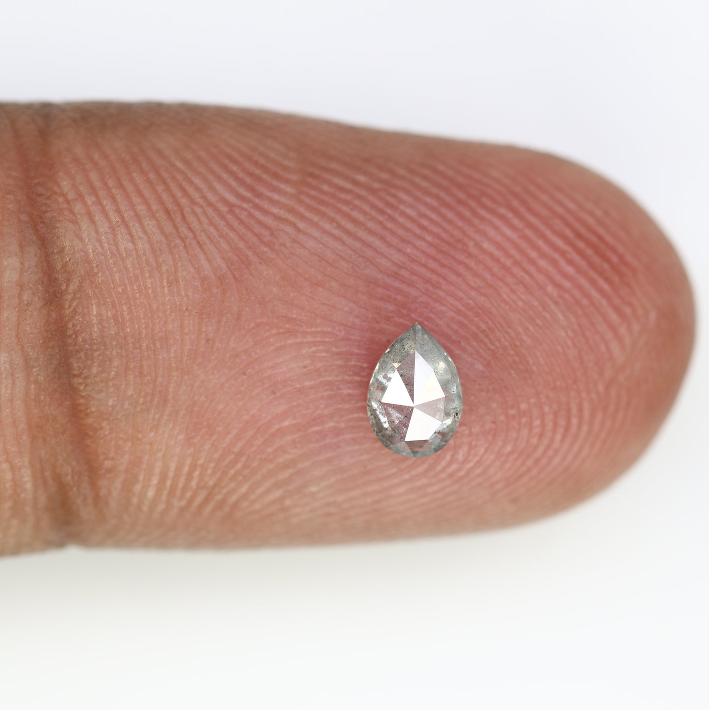 Unique 0.34 Carat Pear Shape Salt & Pepper Diamond | Perfect for Engagement Rings - JayKrishna Diamond