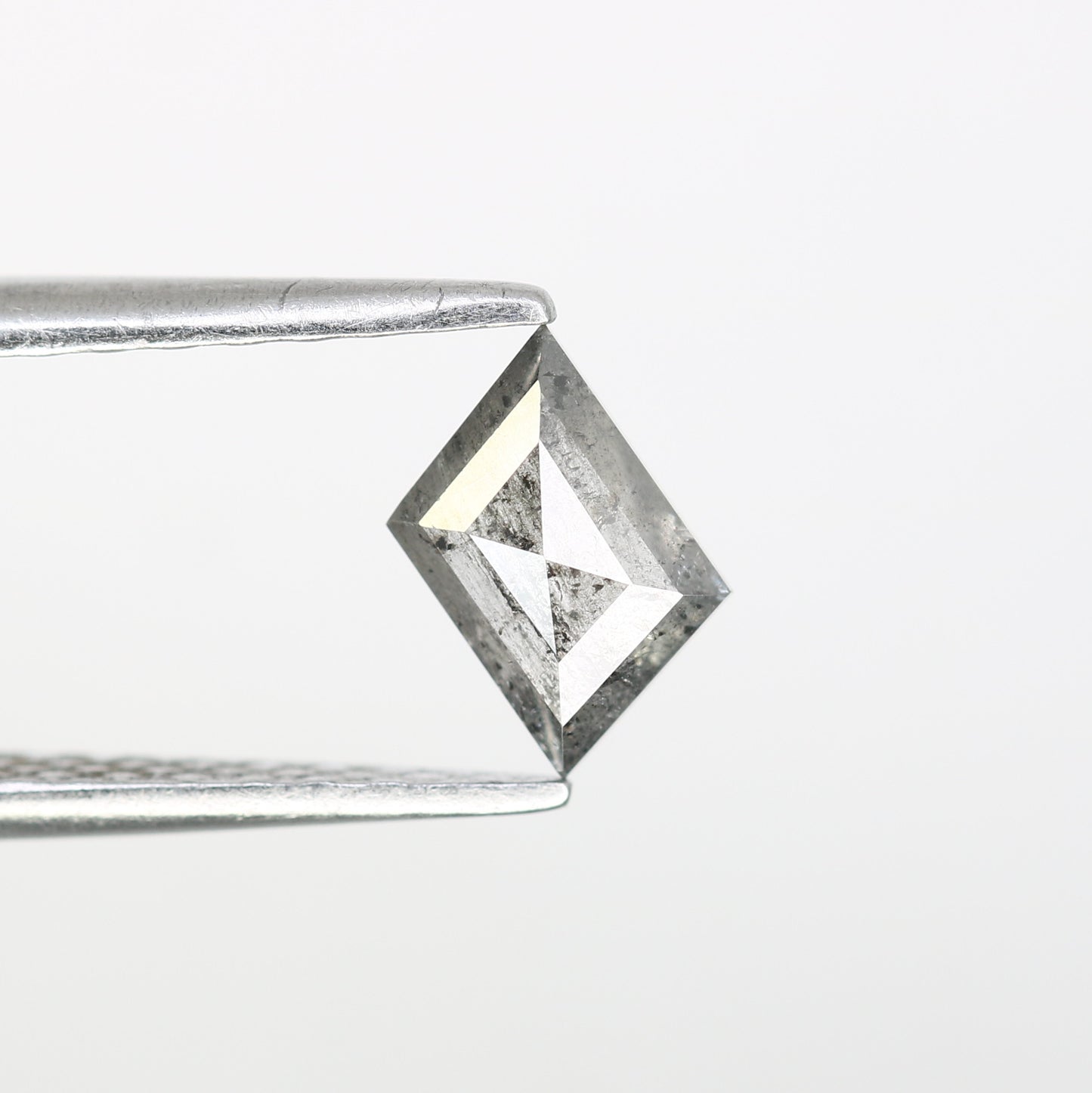 0.49 Ct Salt And Pepper Diamond Kite Shape Loose Diamond For Galaxy Diamond Ring - JayKrishna Diamond