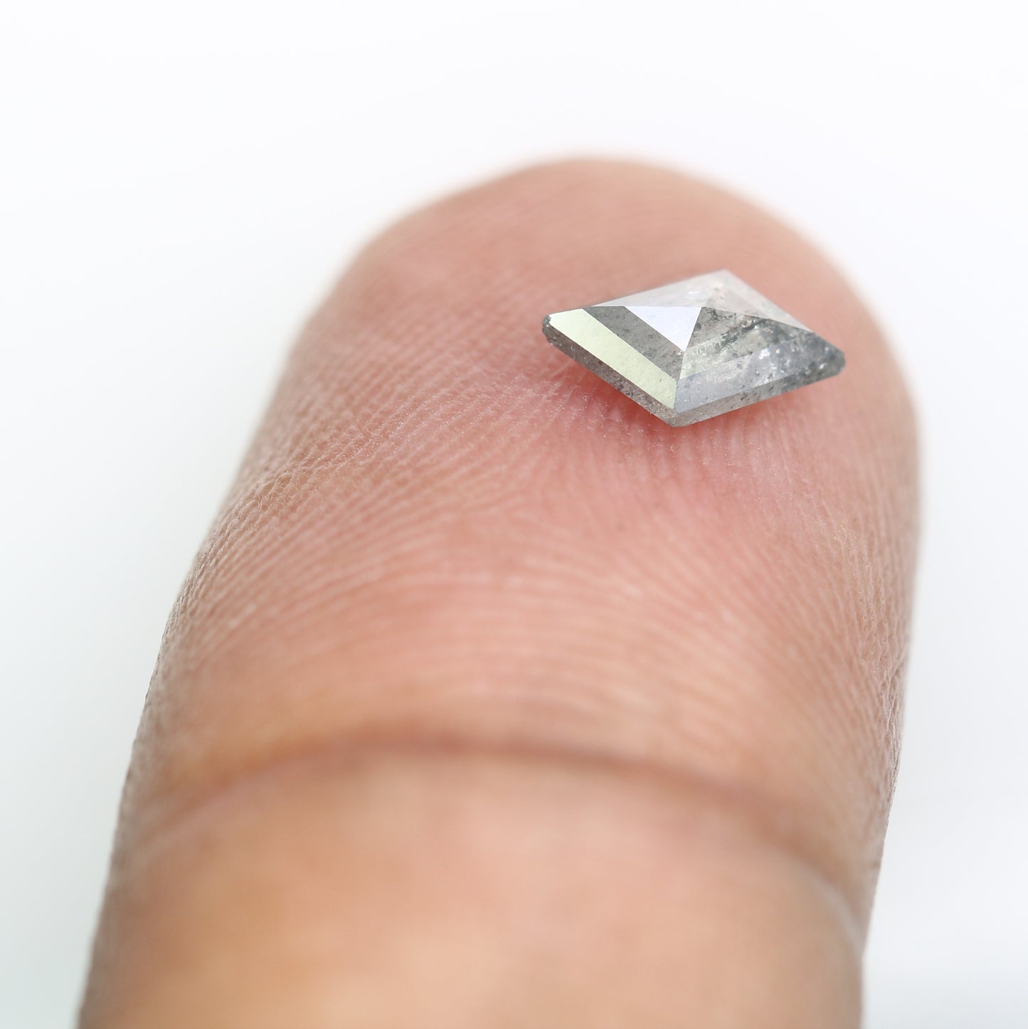 0.49 Ct Salt And Pepper Diamond Kite Shape Loose Diamond For Galaxy Diamond Ring - JayKrishna Diamond