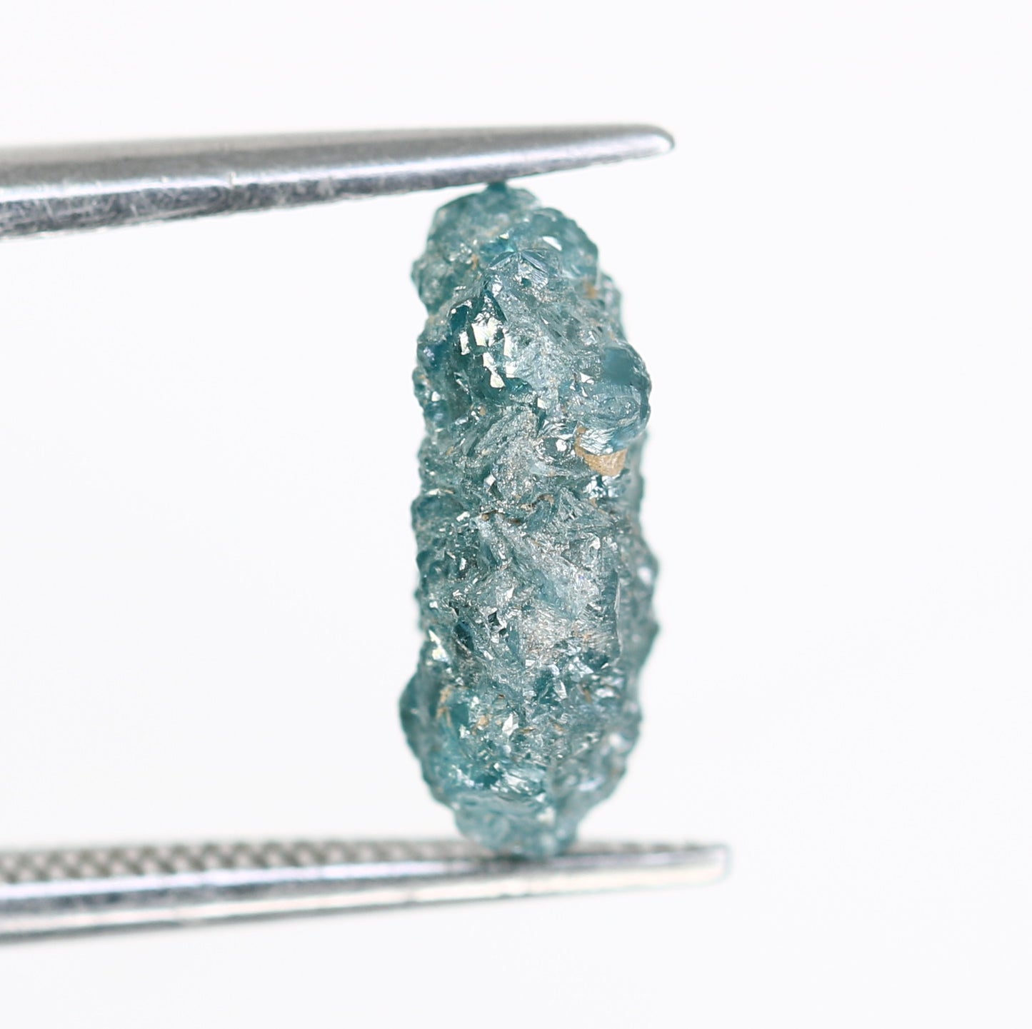 Blue Rough 2.54 CT Uncut Raw Irregular Shape Diamond For Unique Ring - JayKrishna Diamond