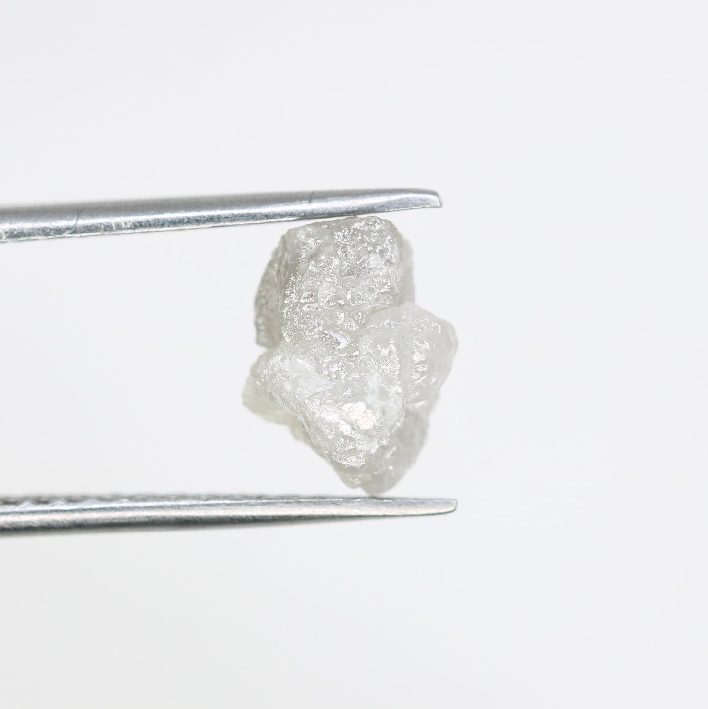 2.98 CT Rough White Irregular Cut Raw Natural Diamond For Engagement Ring - JayKrishna Diamond