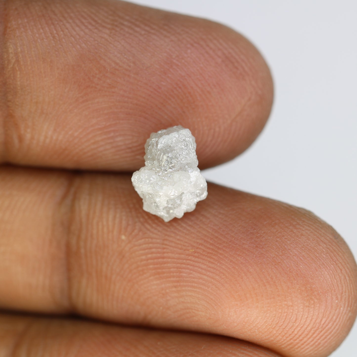 2.98 CT Rough White Irregular Cut Raw Natural Diamond For Engagement Ring - JayKrishna Diamond