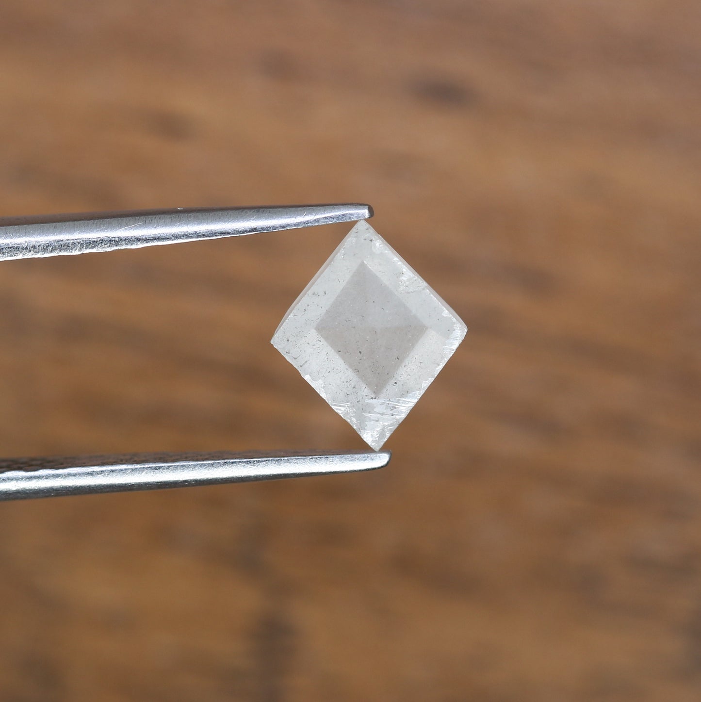 1.09 Carat Kite Cut 8.20 MM Natural Salt And Pepper Diamond For Wedding Ring - JayKrishna Diamond