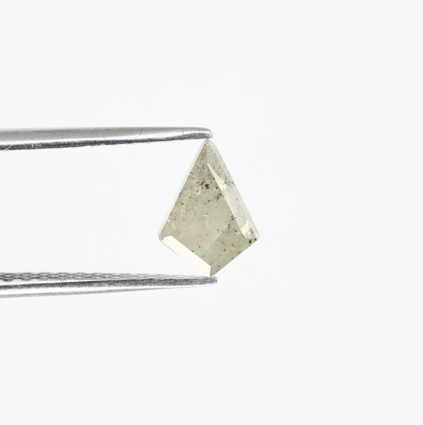 1.05 Carat Kite Cut 8.40 MM Natural Salt And Pepper Diamond For Wedding Ring - JayKrishna Diamond