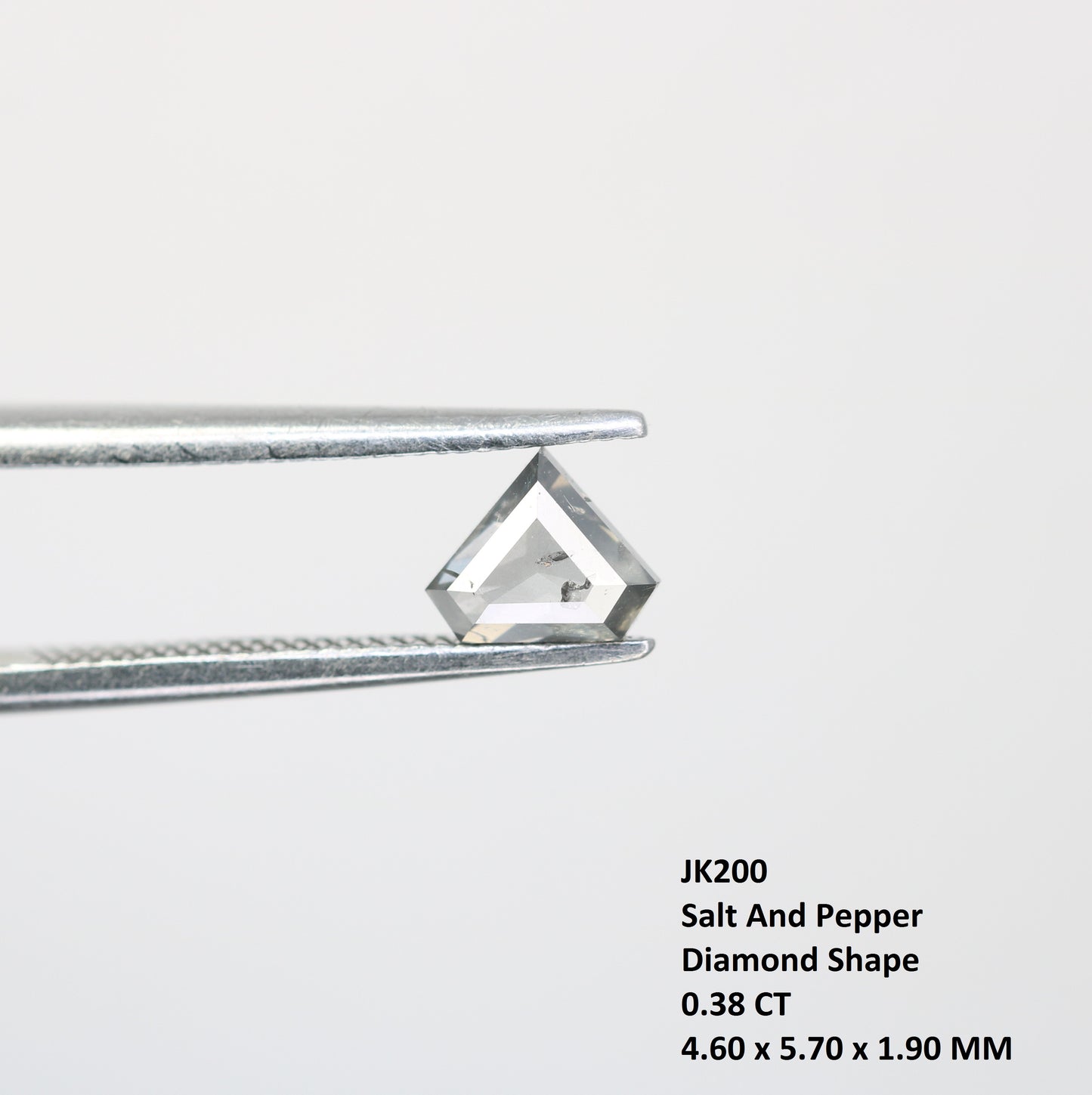 Unique 0.38 CT Salt & Pepper Diamond | Perfect for Engagement Rings - JayKrishna Diamond