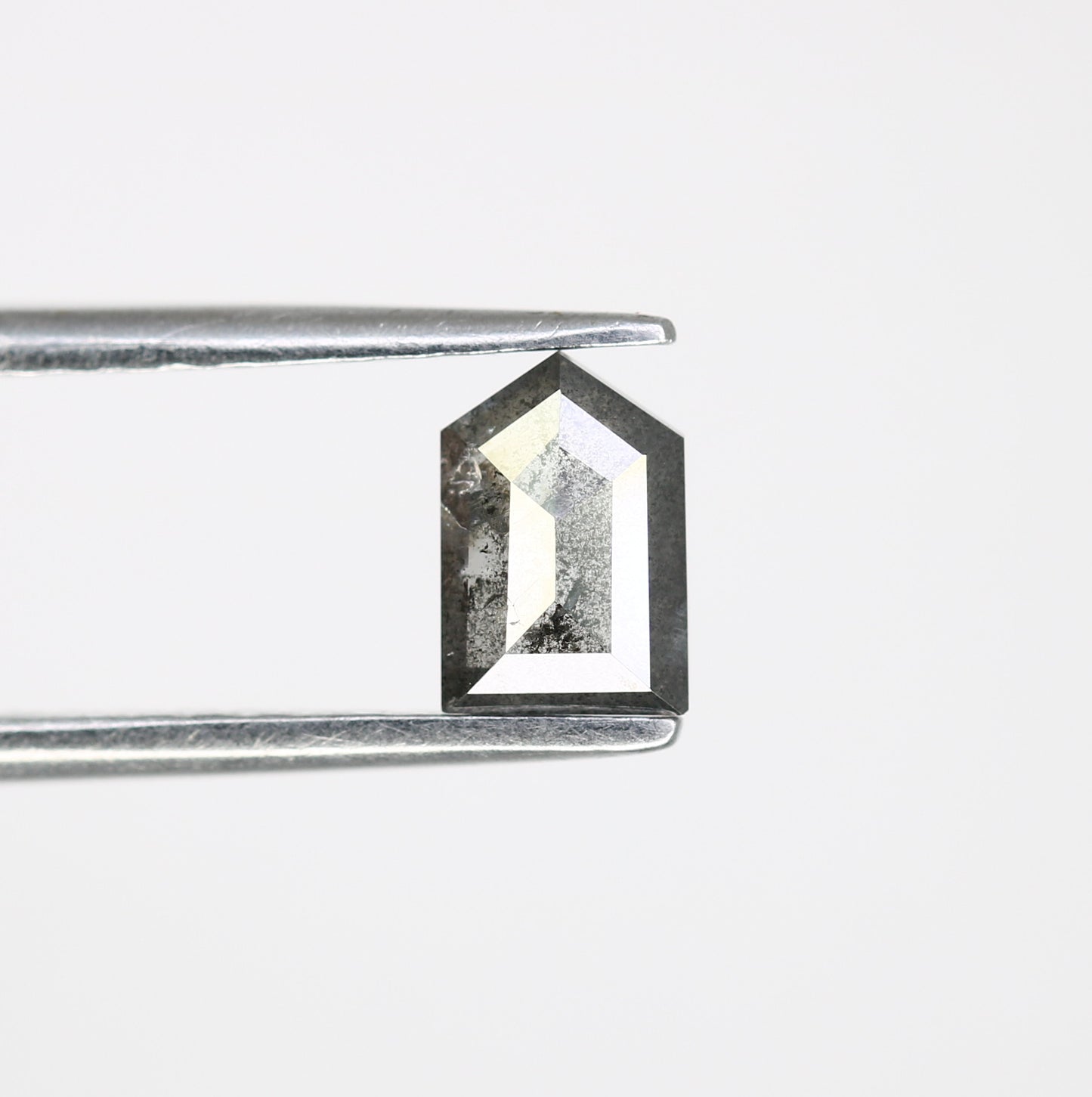 0.63 CT Bullet Shape Salt and Pepper Diamond (6.50 MM) for a One-of-a-Kind Designer Jewelry Piece: Exquisite Gemstone Collection - JayKrishna Diamond
