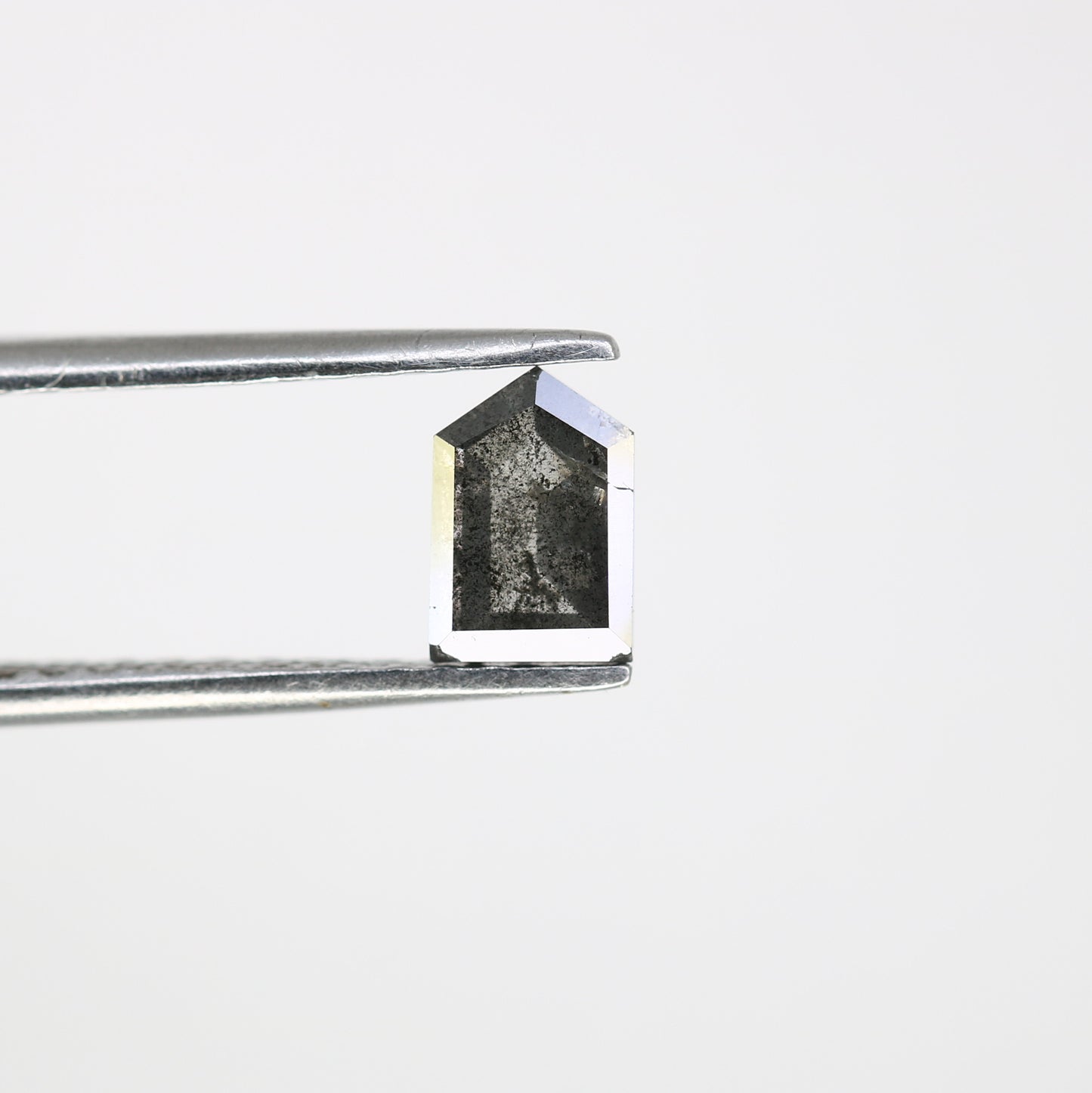 0.63 CT Bullet Shape Salt and Pepper Diamond (6.50 MM) for a One-of-a-Kind Designer Jewelry Piece: Exquisite Gemstone Collection - JayKrishna Diamond