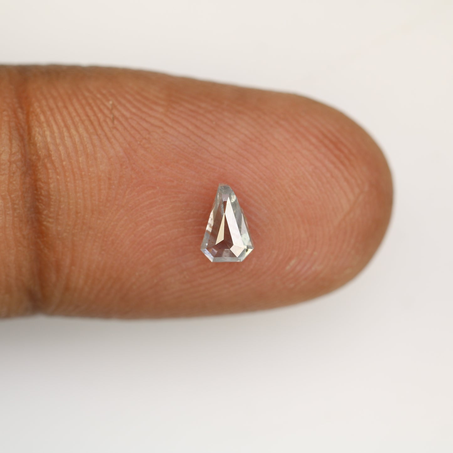 0.43 CT Triangle Shape Salt and Pepper Natural Diamond for Engagement Ring and Custom Artisan Jewelry - JayKrishna Diamond