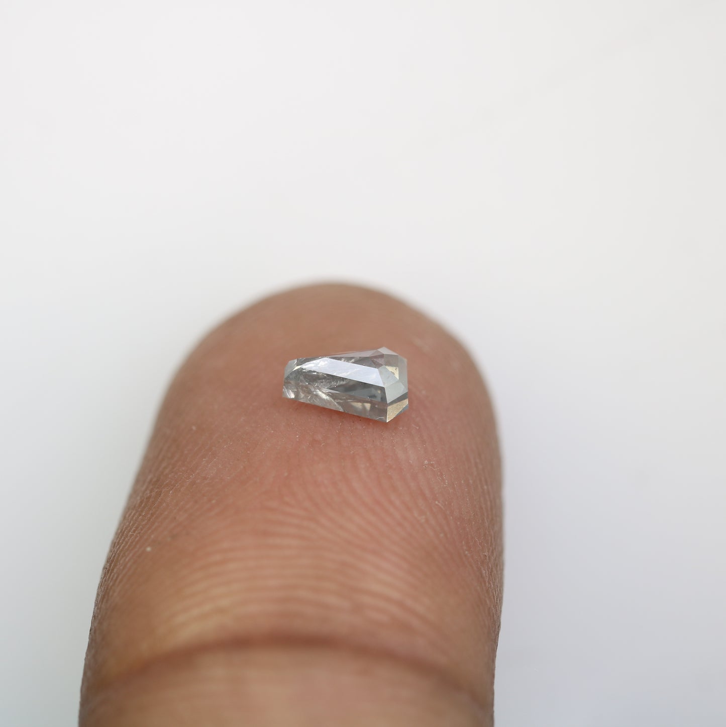 0.43 CT Triangle Shape Salt and Pepper Natural Diamond for Engagement Ring and Custom Artisan Jewelry - JayKrishna Diamond